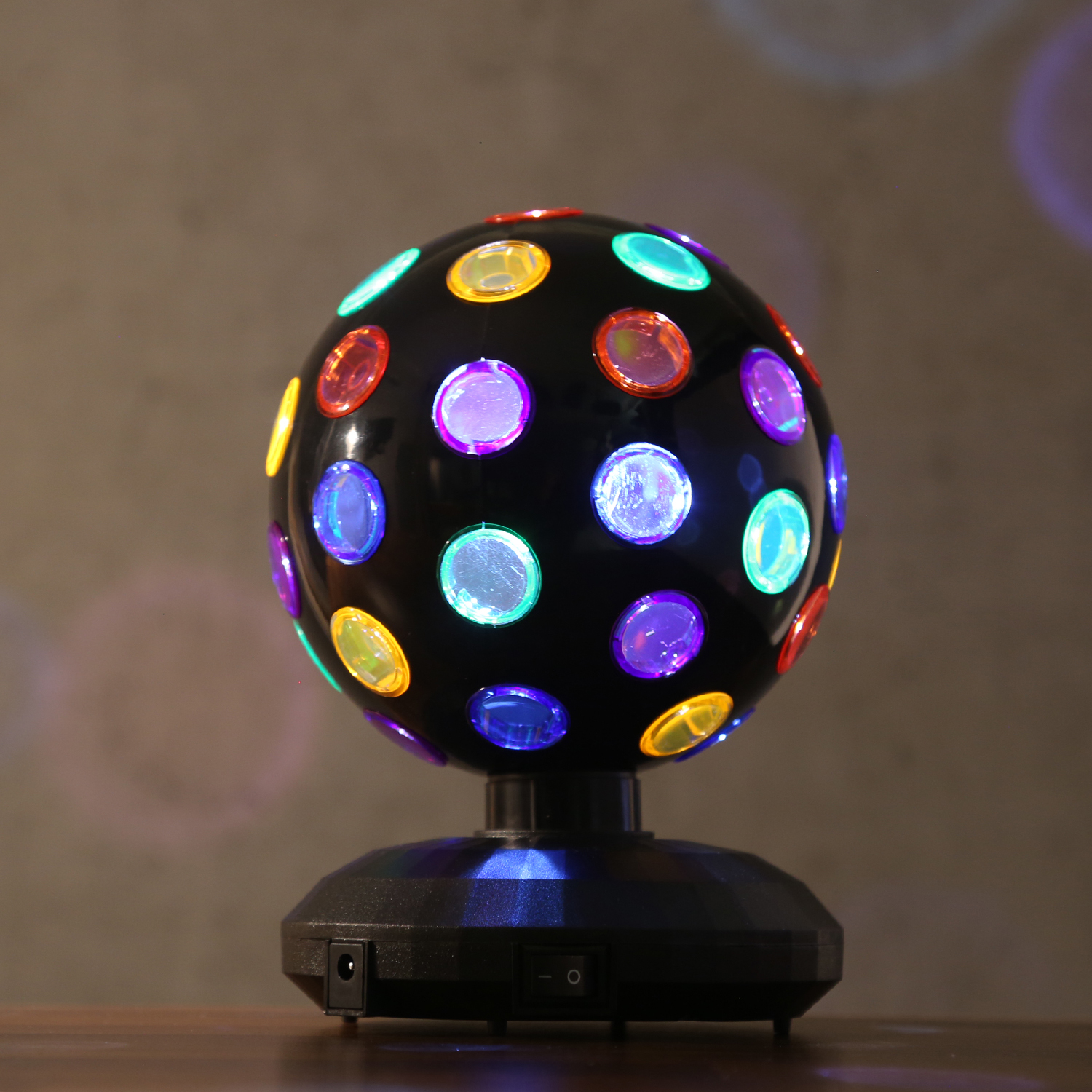 Disco Ball Lichteffekt -15cm - Batteriebetrieb + USB Kabel