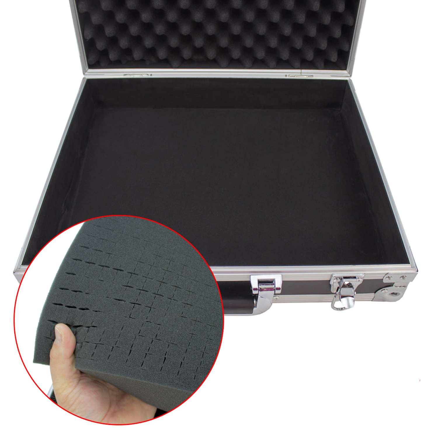 ACC-2 Universal Transportkoffer | Flightcase mit Würfelschaumstoff | SATISFIRE (530x438x152mm) ACC-2 Universal Transportkoffer | Flightcase mit Würfelschaumstoff | SATISFIRE (530x438x152mm)