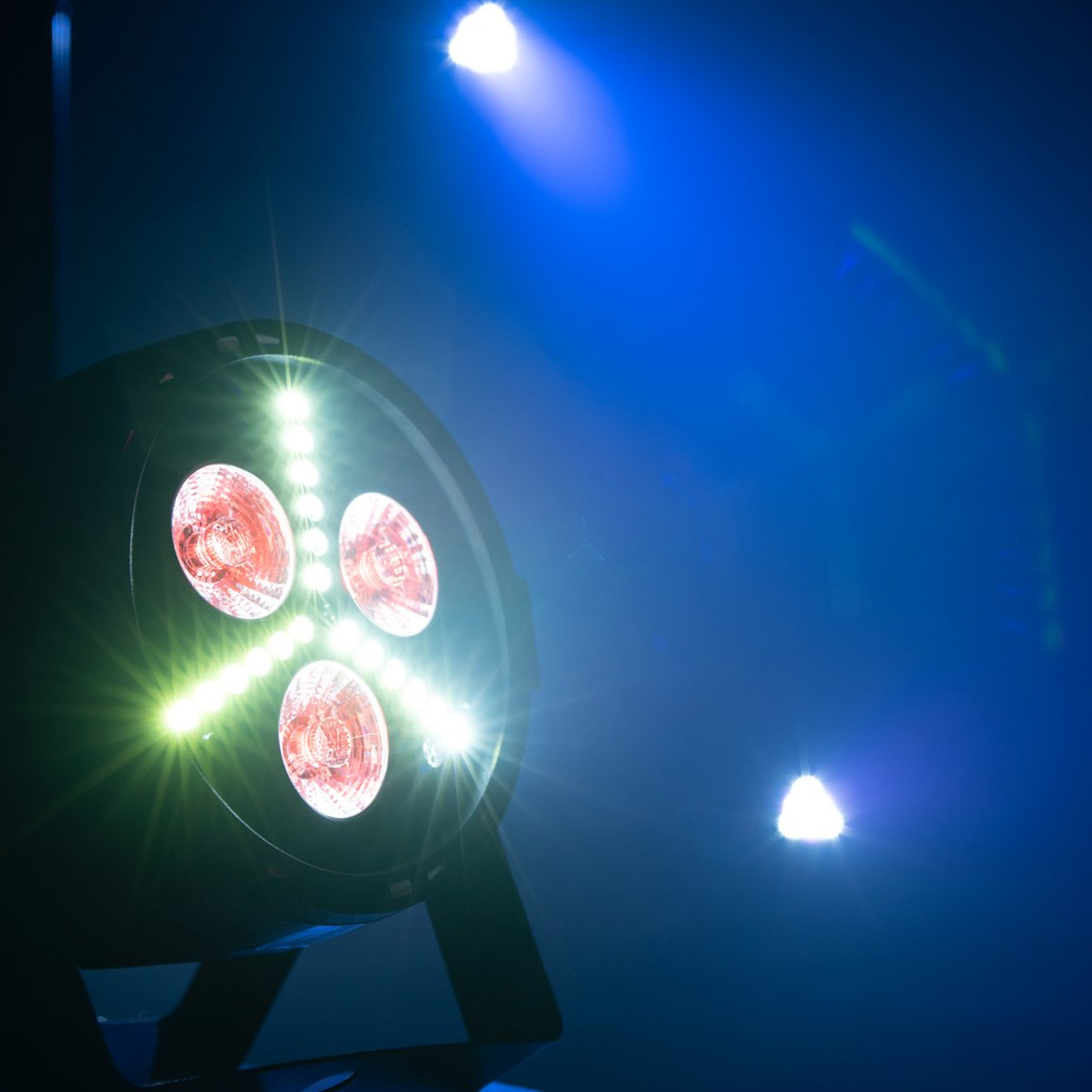 LED Party Multieffekt HYBRID - Farbiges Licht + Stroboskop