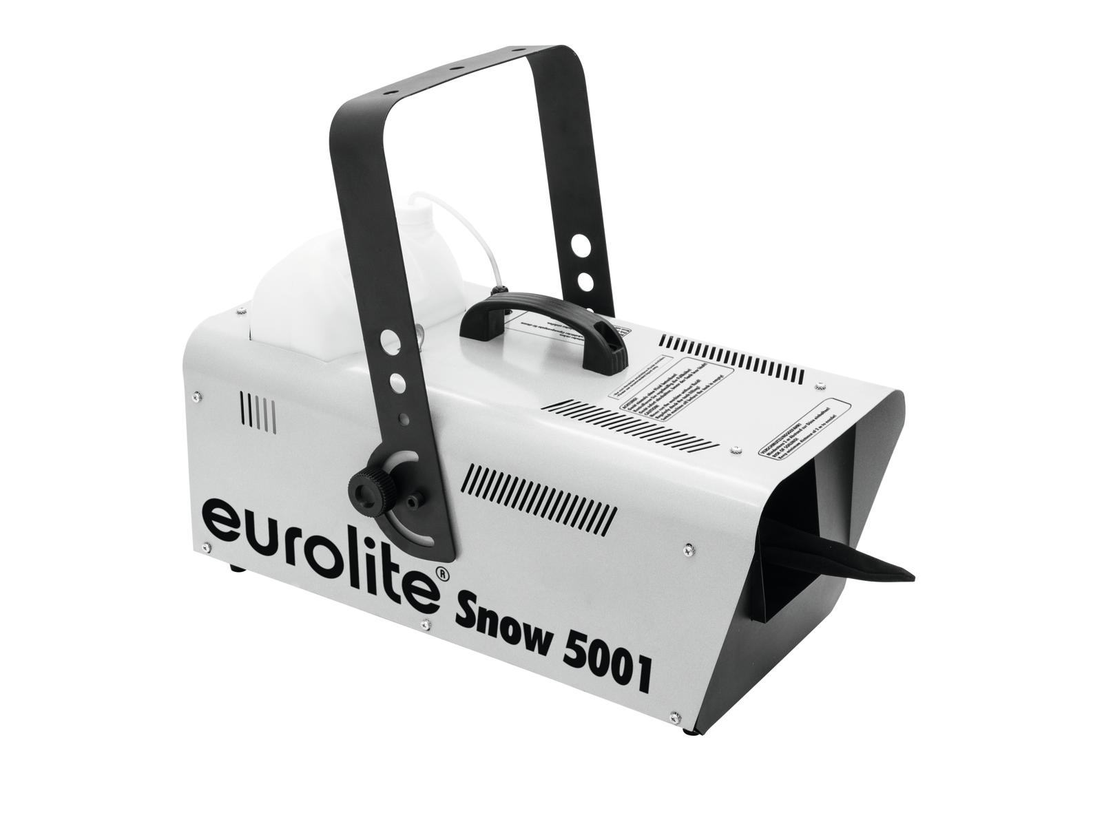 Schneemaschine Snow 5001 - 1500W - mit Fernbedienung - Ausstoß regelbar - Für Kunstschnee