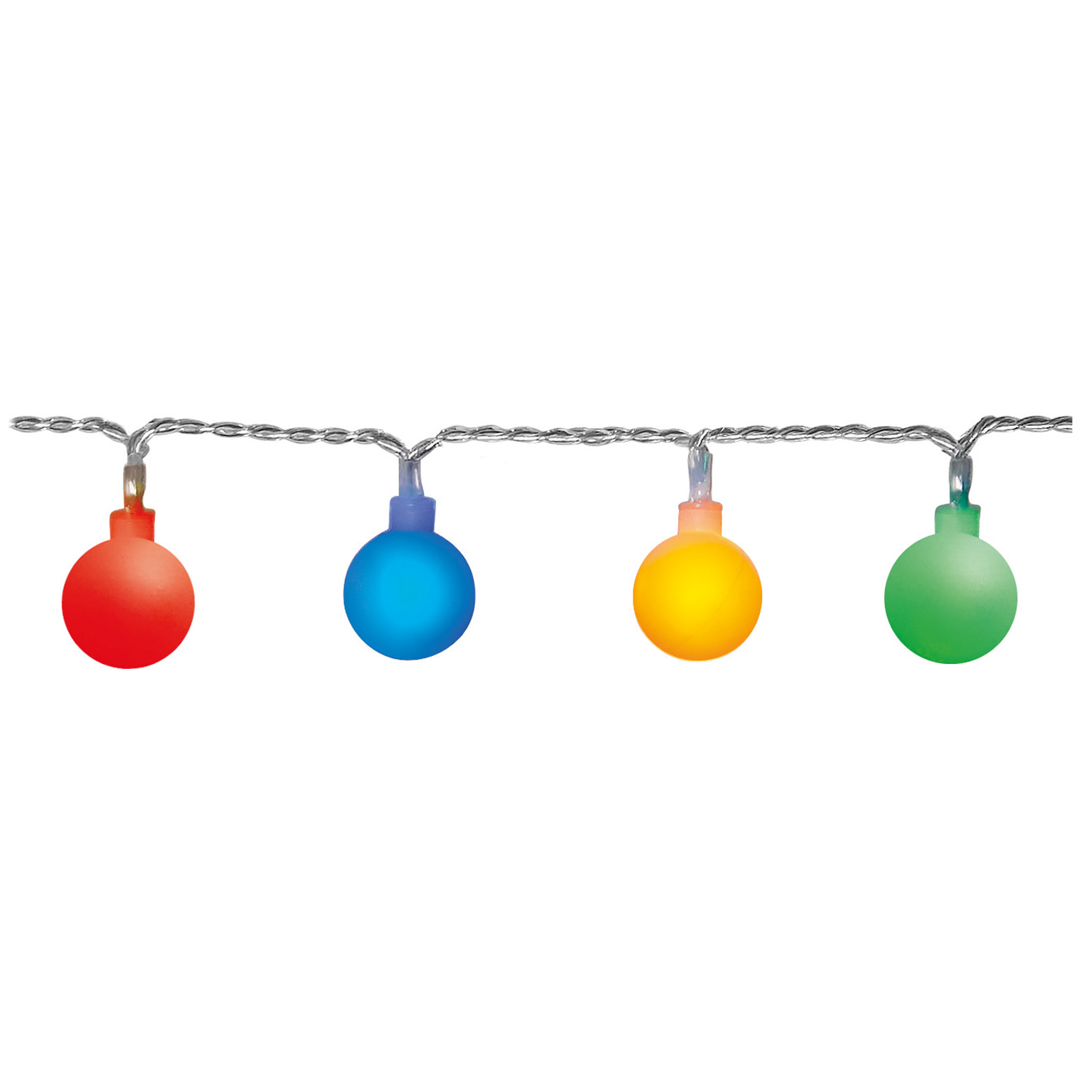 LED Lichterkette BERRY - 50 bunte, opale LED - L: 7,35m - transparentes Kabel - Outdoor LED Lichterkette BERRY - 50 bunte, opale LED - L: 7,35m - transparentes Kabel - Outdoor