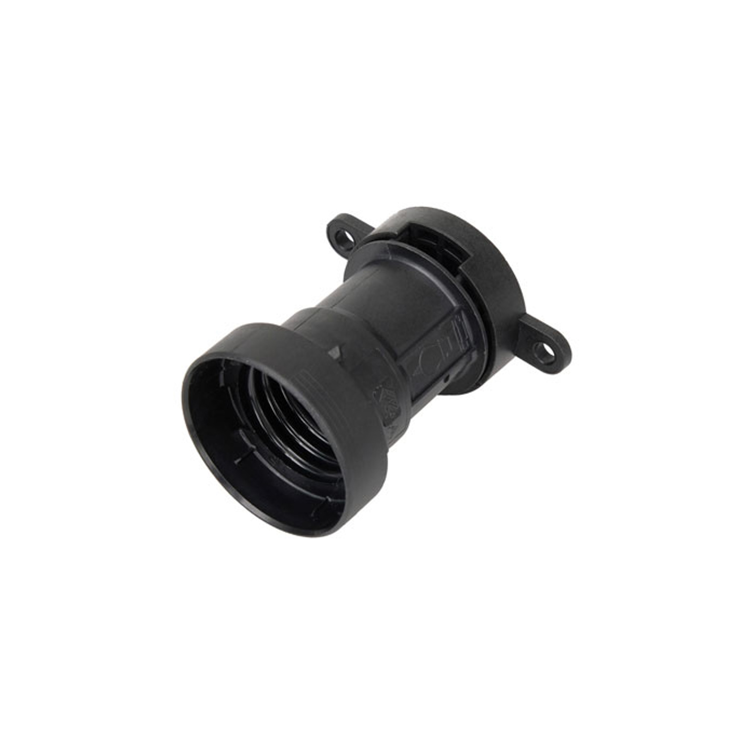 ILLU Montage Fassung E-27 Schraubgewinde - schwarz - max 40W für H05RNH2-F1,5 und 2,5 ILLU Montage Fassung E-27 Schraubgewinde - schwarz - max 40W für H05RNH2-F1,5 und 2,5