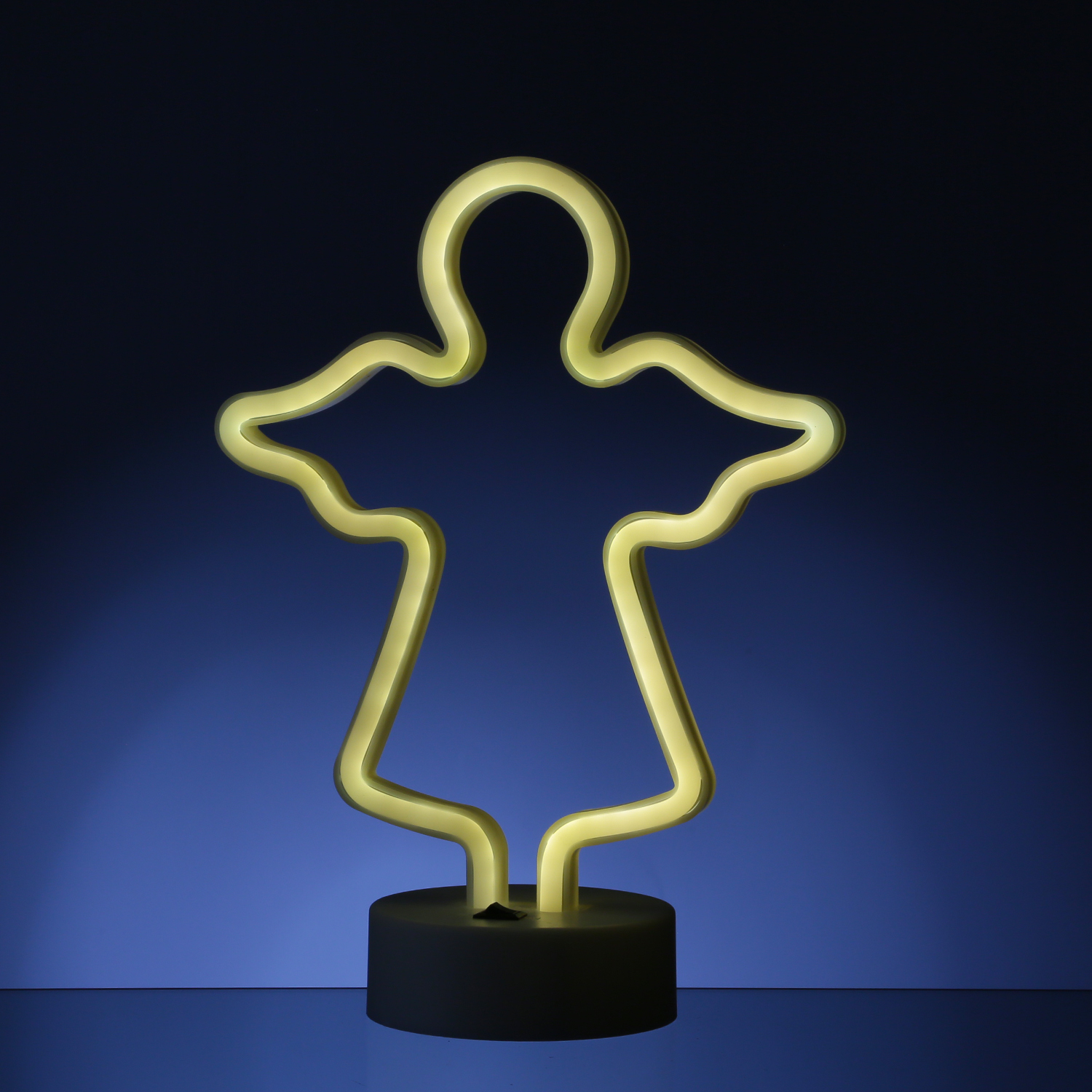 LED NEON Figur ENGEL - Neon Schild - H: 28cm - Batterie oder USB Betrieb - stehend - warmweiß LED NEON Figur ENGEL - Neon Schild - H: 28cm - Batterie oder USB Betrieb - stehend - warmweiß