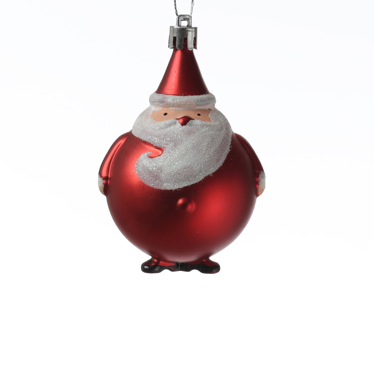 Weihnachtsbaumschmuck Weihnachtsmann - Christbaumschmuck - bruchfest - H: 9cm - matt