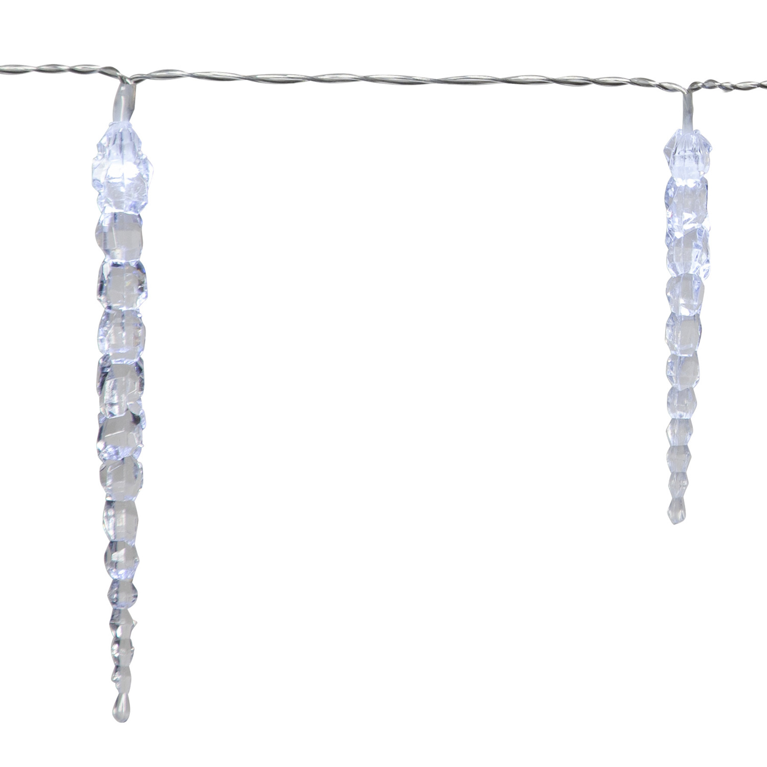 LED Lichterkette Eiszapfen - 40 Eiszapfen - 8 Lauflichtfunktionen - L: 6m - Timer - für Außen LED Lichterkette Eiszapfen - 40 Eiszapfen - 8 Lauflichtfunktionen - L: 6m - Timer - für Außen