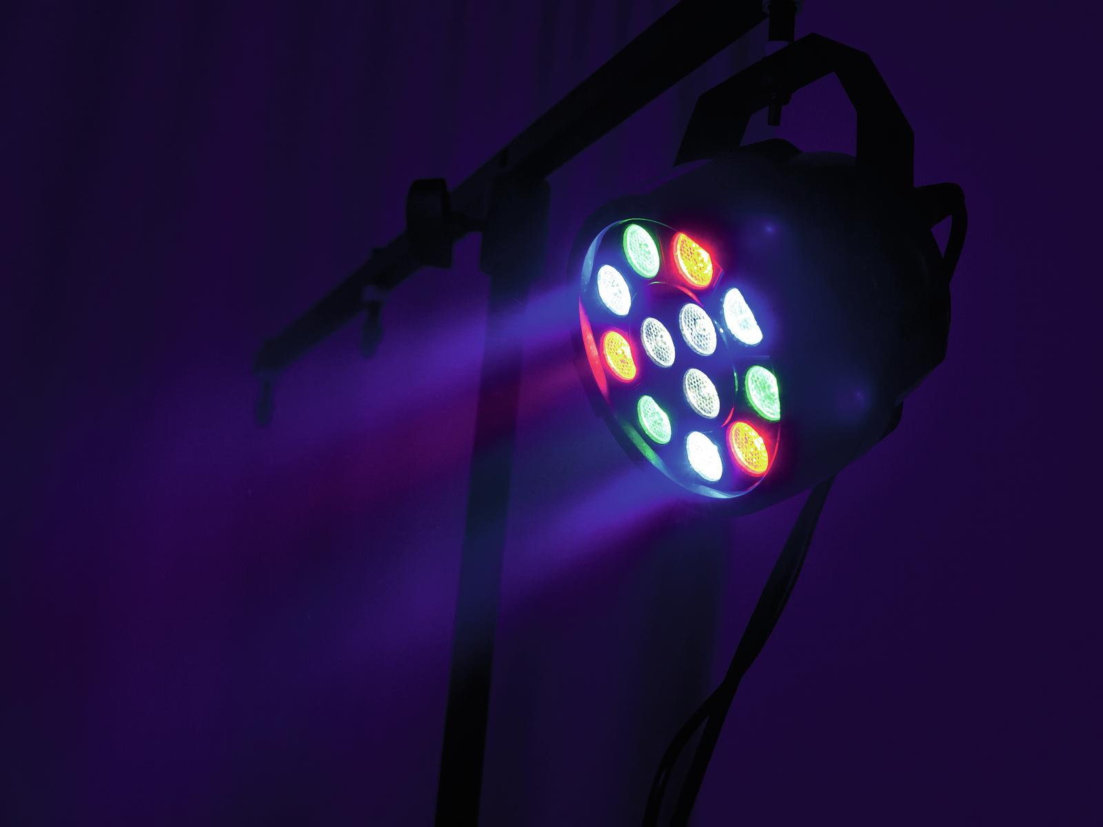 LED Scheinwerfer Spot Fluter DMX RGBW PAR - Beleuchtung für Party -