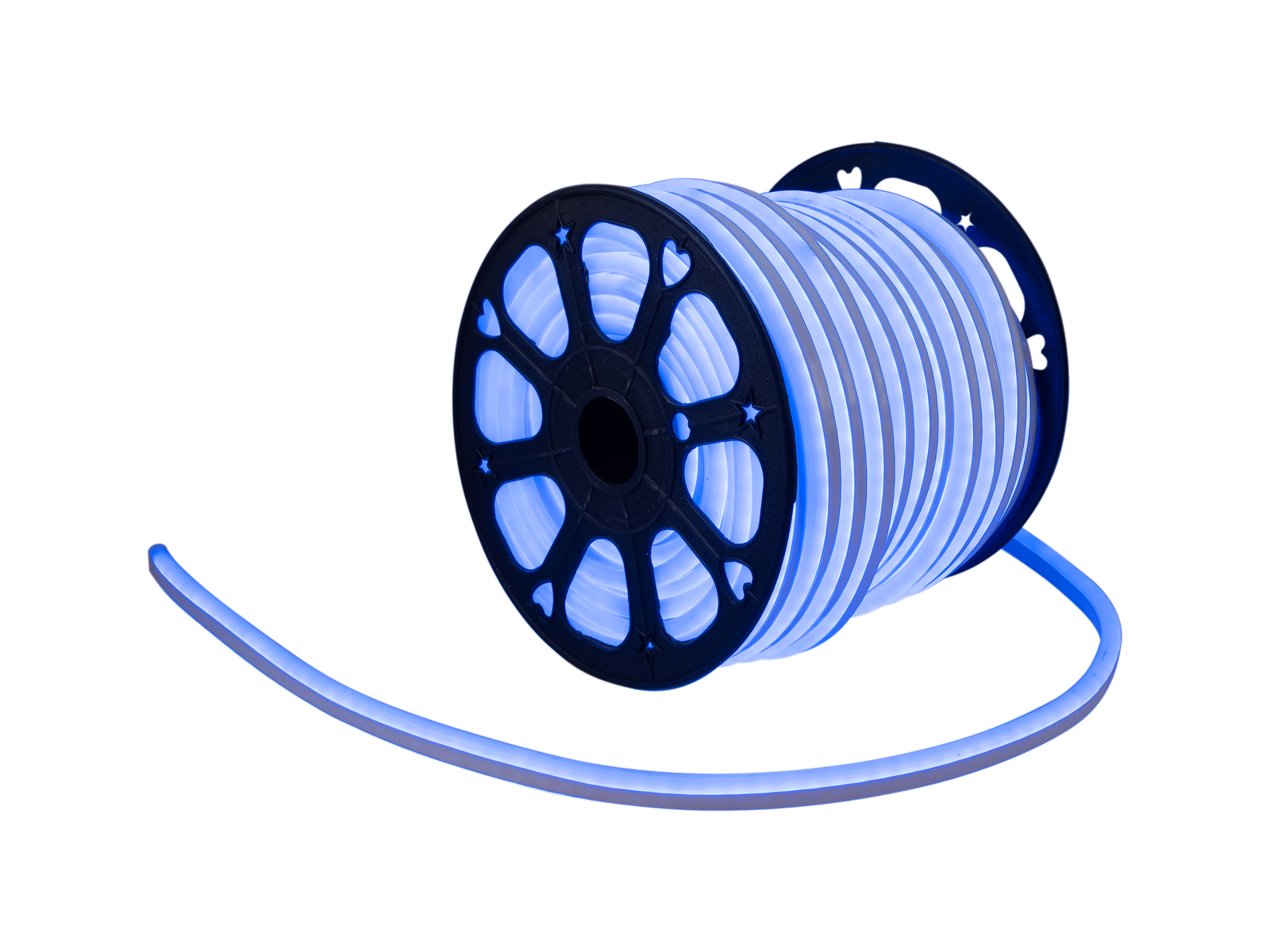 LED Lichtschlauch NEON FLEX 230V Slim - BLAU - 50 Meter Rolle LED Lichtschlauch NEON FLEX 230V Slim - BLAU - 50 Meter Rolle
