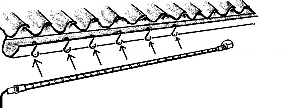 Befestigungs-Haken für Lichterketten und Lichterschläuche - 10 Stück