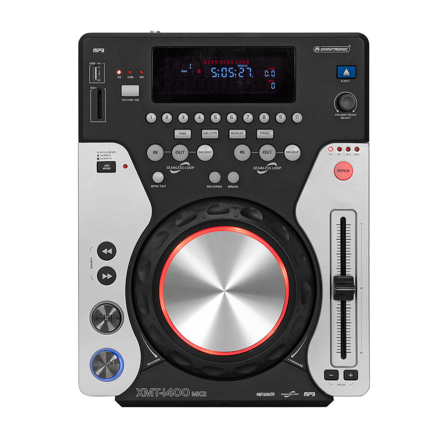 Tabletop CD/USB/SD Player XTM-1400 MK2 Tabletop CD/USB/SD Player XTM-1400 MK2