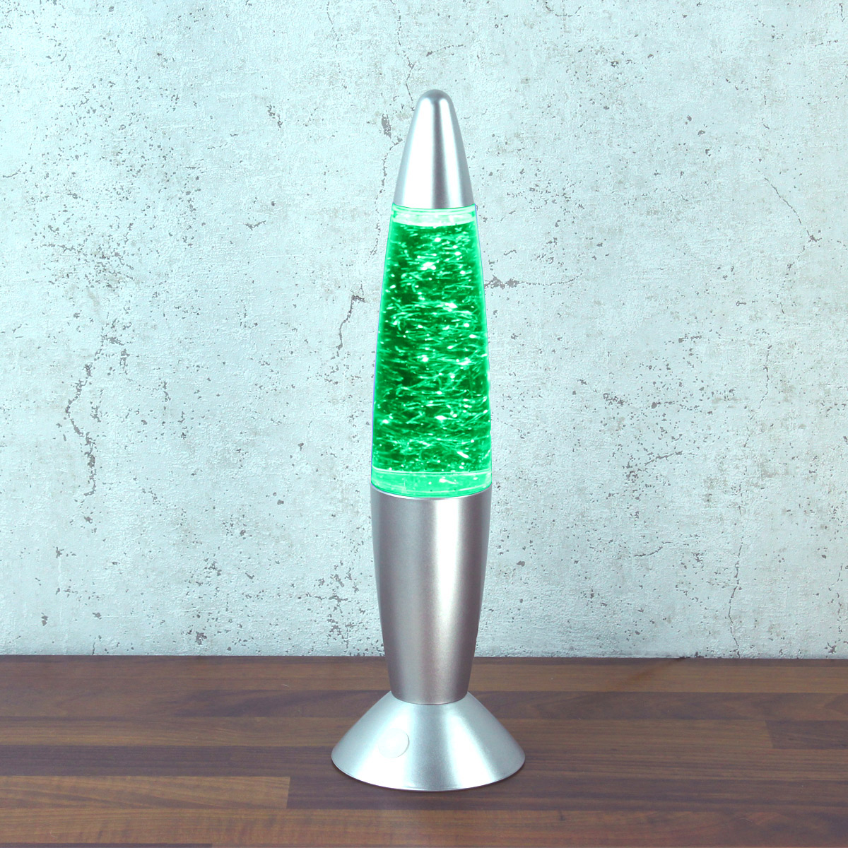 ROCKET LAMP - Lavampe - Glitzer RGB - Touchsensor - H: 36cm - wirbelnde Glitzerstückchen - silber ROCKET LAMP - Lavampe - Glitzer RGB - Touchsensor - H: 36cm - wirbelnde Glitzerstückchen - silber