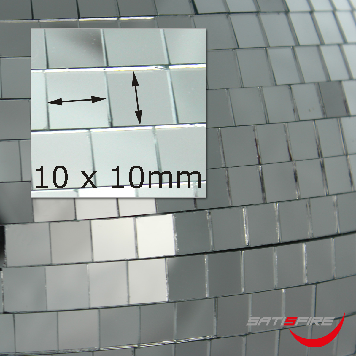 Spiegelkugel 50cm silber chrom- Diskokugel (Discokugel) Party Lichteffekt - Echtglas - mirrorball safety chrome color Spiegelkugel 50cm silber chrom- Diskokugel (Discokugel) Party Lichteffekt - Echtglas - mirrorball safety chrome color