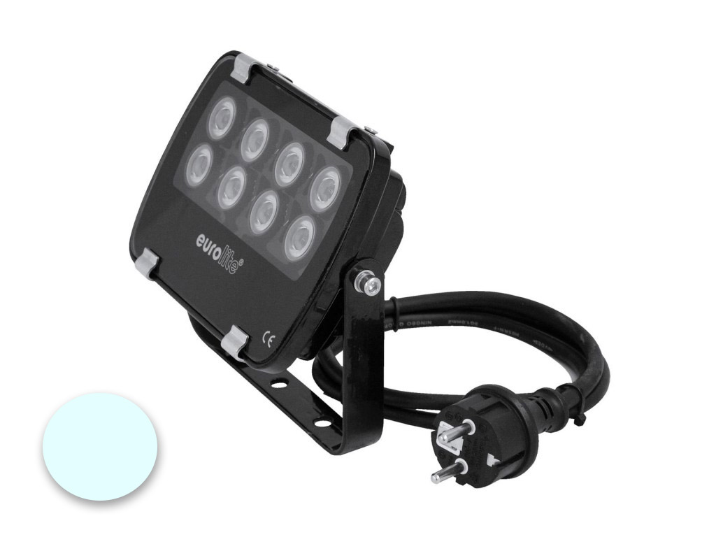 EUROLITE LED IP FL-8 | 30° | 8x1W | IP56 | kaltweiss 6400K - Fassandenstrahler - Flutlicht - Baumstrahler - Scheinwerfer EUROLITE LED IP FL-8 | 30° | 8x1W | IP56 | kaltweiss 6400K - Fassandenstrahler - Flutlicht - Baumstrahler - Scheinwerfer