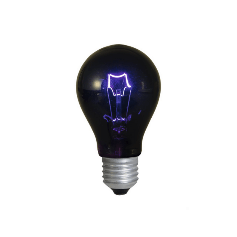 Schwarzlichtlampe A19 - Glühlampe - UV-Lampe - E27 - 75W