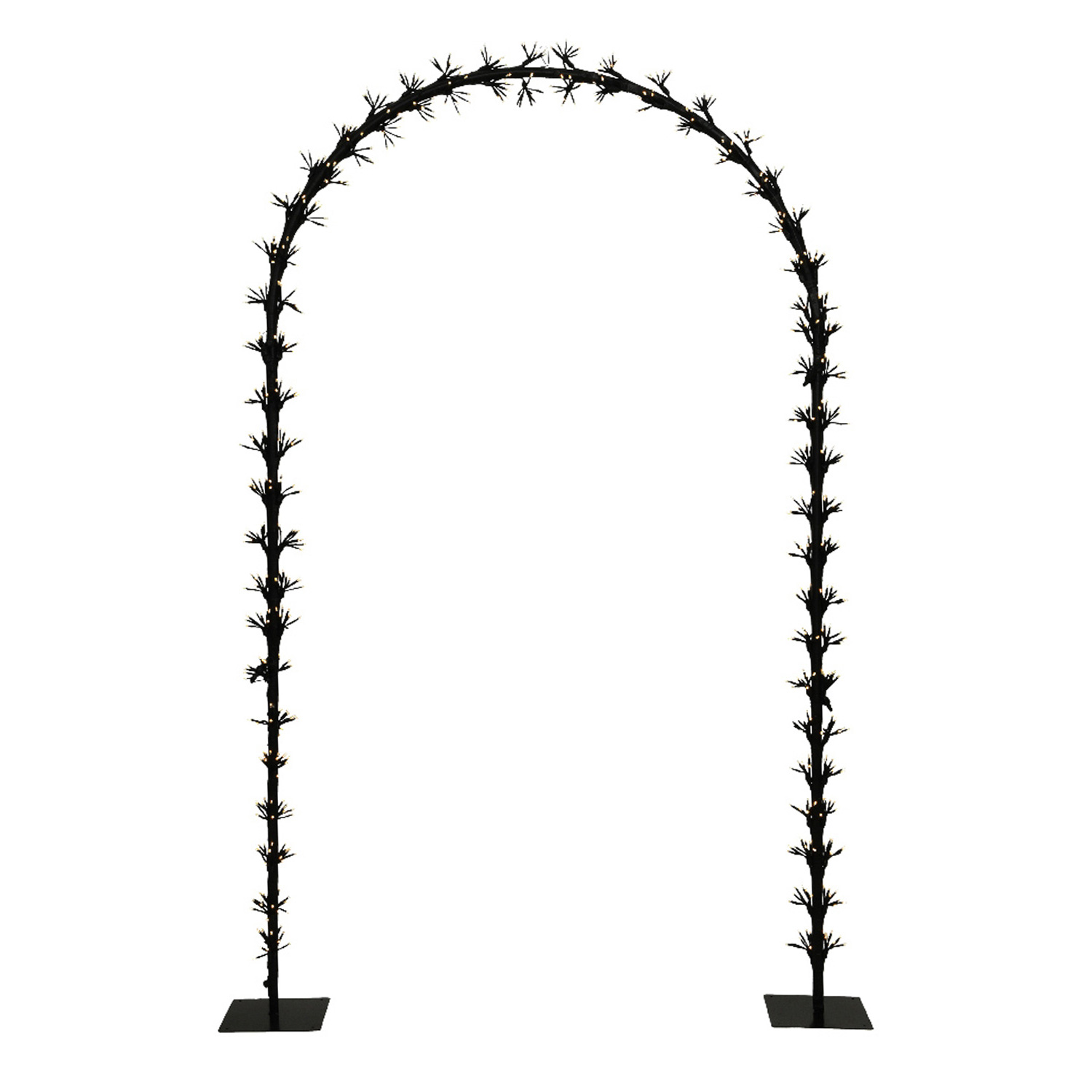 LED Türbogen - 768 warmweiße LED - H: 2,3m - B: 1,3m - 8 Funkt.- Timer - Außentrafo LED Türbogen - 768 warmweiße LED - H: 2,3m - B: 1,3m - 8 Funkt.- Timer - Außentrafo