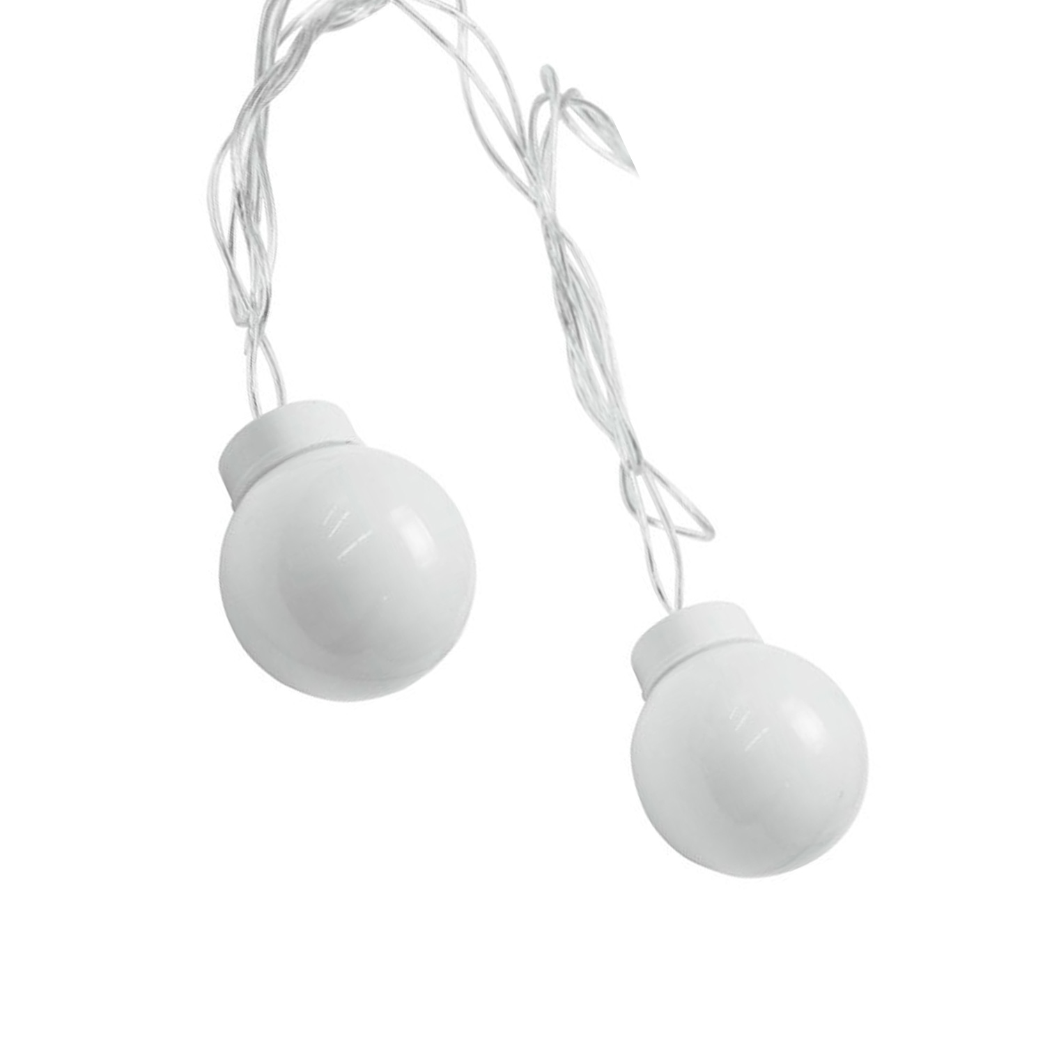 LED Party Balls Lichterkette - 20 Kugeln - 8 Programme - 4 Farbig - 690m