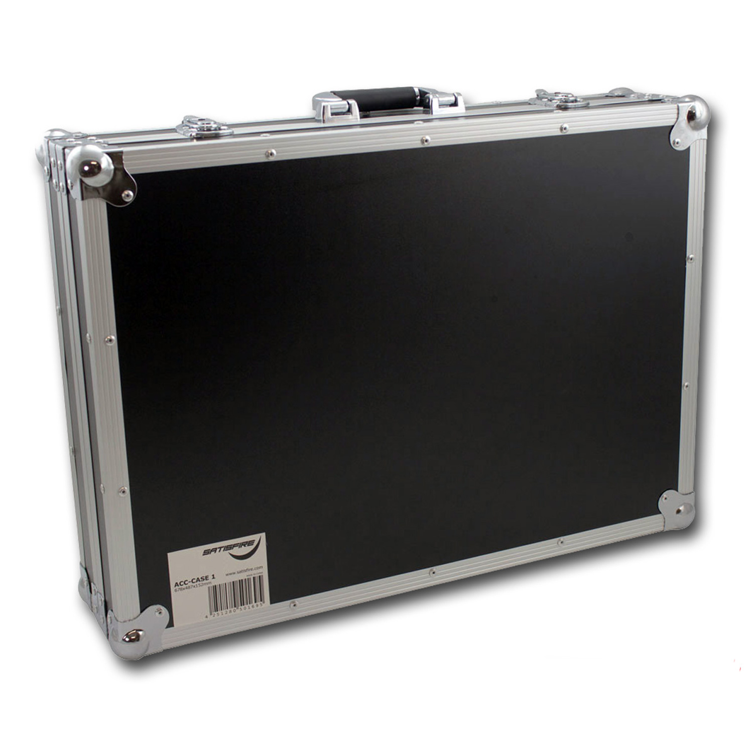 ACC-1 Universal Transportkoffer | Flightcase mit anpassbarem Schaumstoff | SATISFIRE (678x487x152mm)