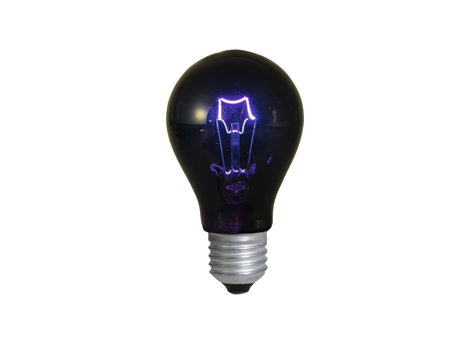 Schwarzlichtlampe A19 - Glühlampe - UV-Lampe - E27 - 75W