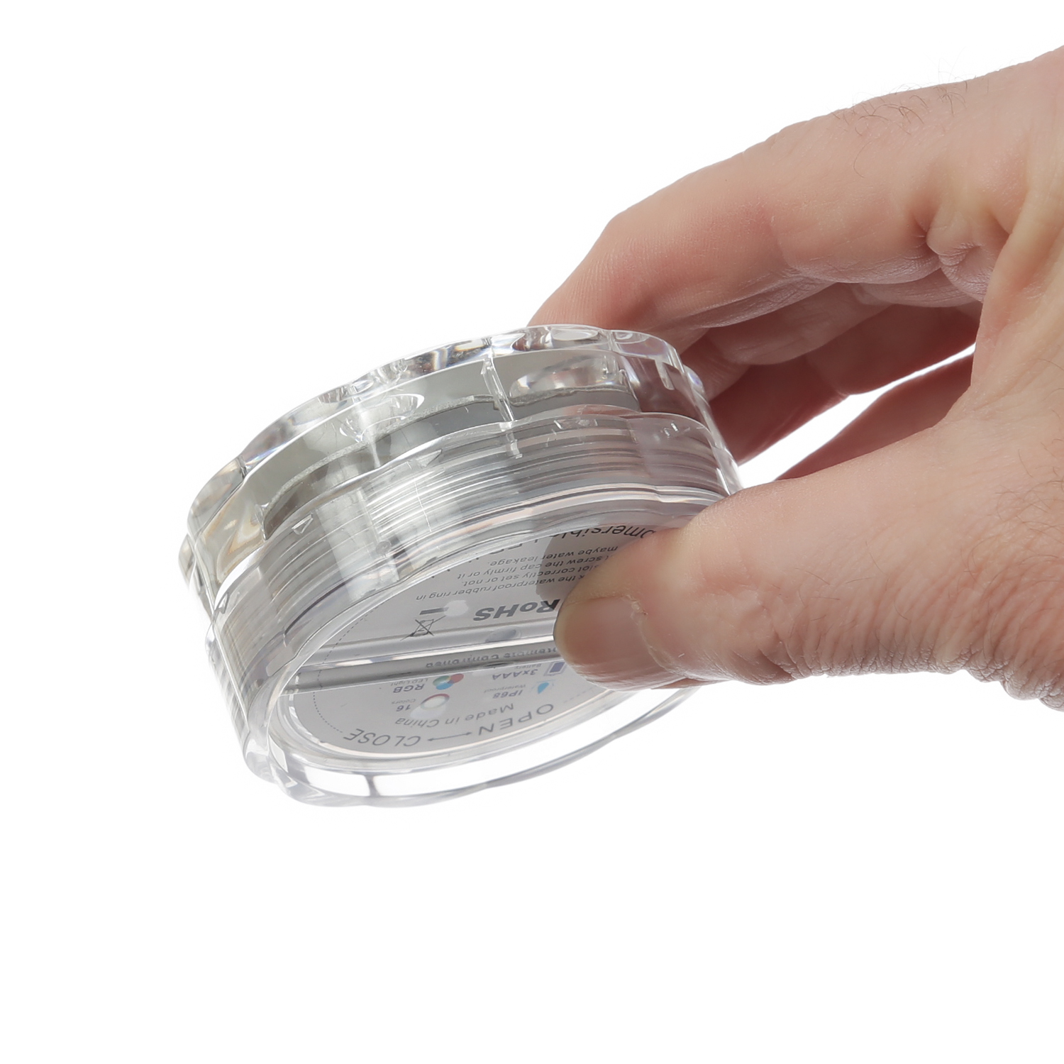 LED Unterwasserlicht warmweiß - für Vasen, Schalen, Teich, Aquarium - Fernbedienung LED Unterwasserlicht warmweiß - für Vasen, Schalen, Teich, Aquarium - Fernbedienung