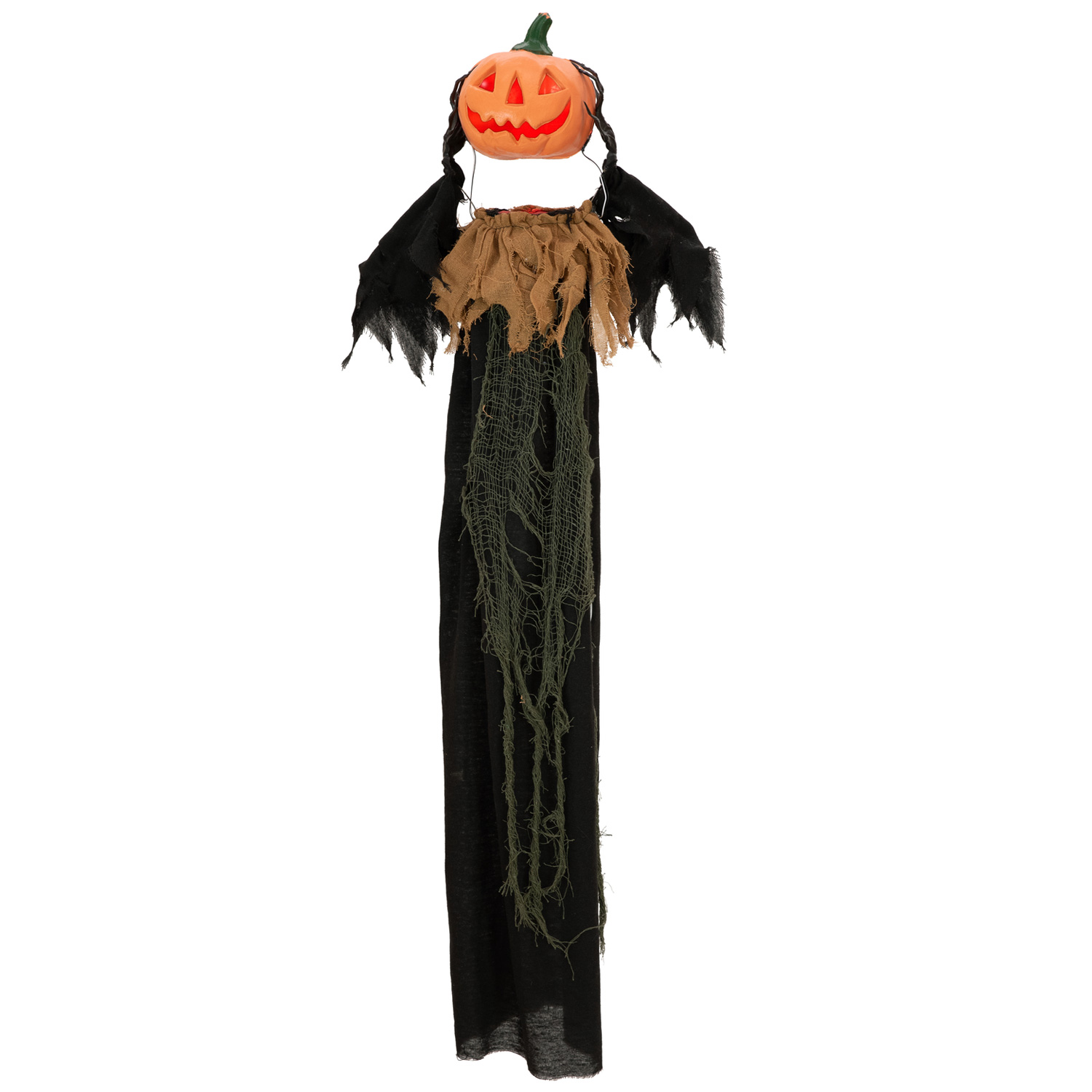 Halloween Figur Kürbiskopf, animiert 115cm