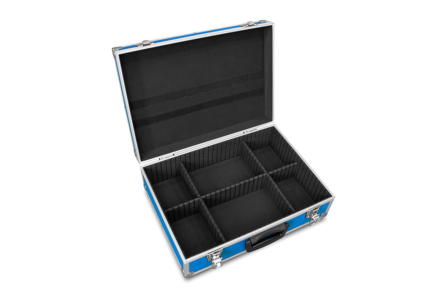 GORANDO® Transportkoffer mit Aluminiumrahmen | 440x300x130mm | Koffer für Werkzeuge, Kameras, Messgeräte etc. | bis 10kg GORANDO® Transportkoffer mit Aluminiumrahmen | 440x300x130mm | Koffer für Werkzeuge, Kameras, Messgeräte etc. | bis 10kg
