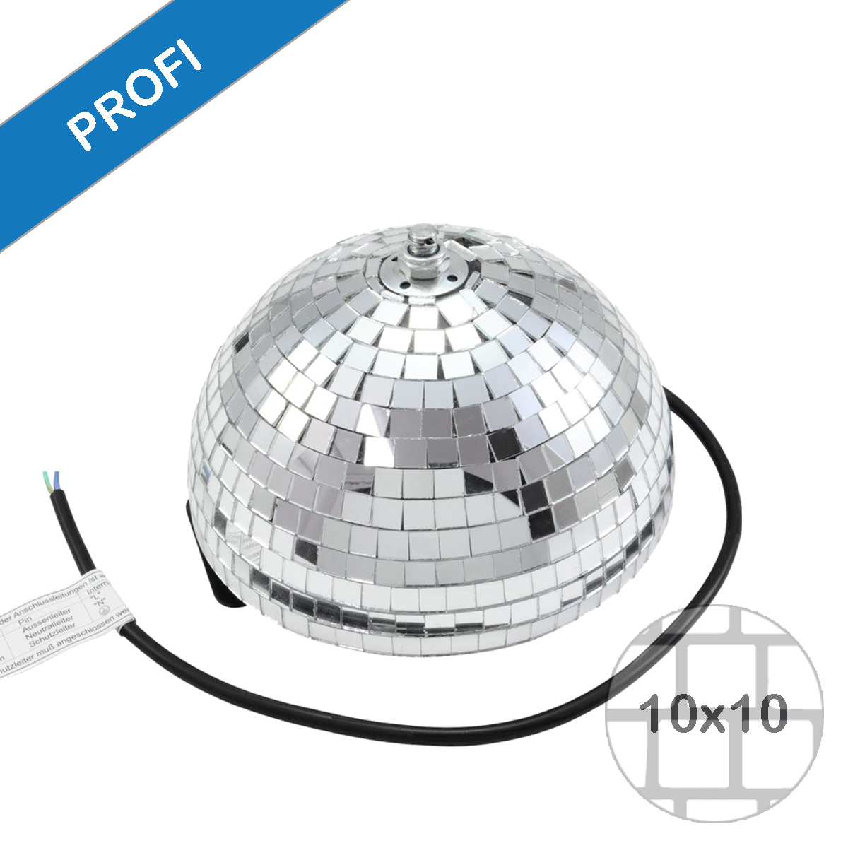 Spiegelkugel halb Halbkugel 20cm silber chrom- Diskokugel (Discokugel) Party Lichteffekt - Echtglas - mirrorball half safety silver chrome color Spiegelkugel halb Halbkugel 20cm silber chrom- Diskokugel (Discokugel) Party Lichteffekt - Echtglas - mirrorball half safety silver chrome color