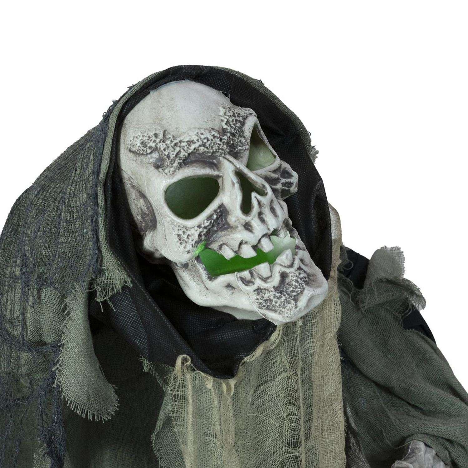 Halloween Figur Wanderer, 160cm - bewegte Gruselfigur mit Effekten