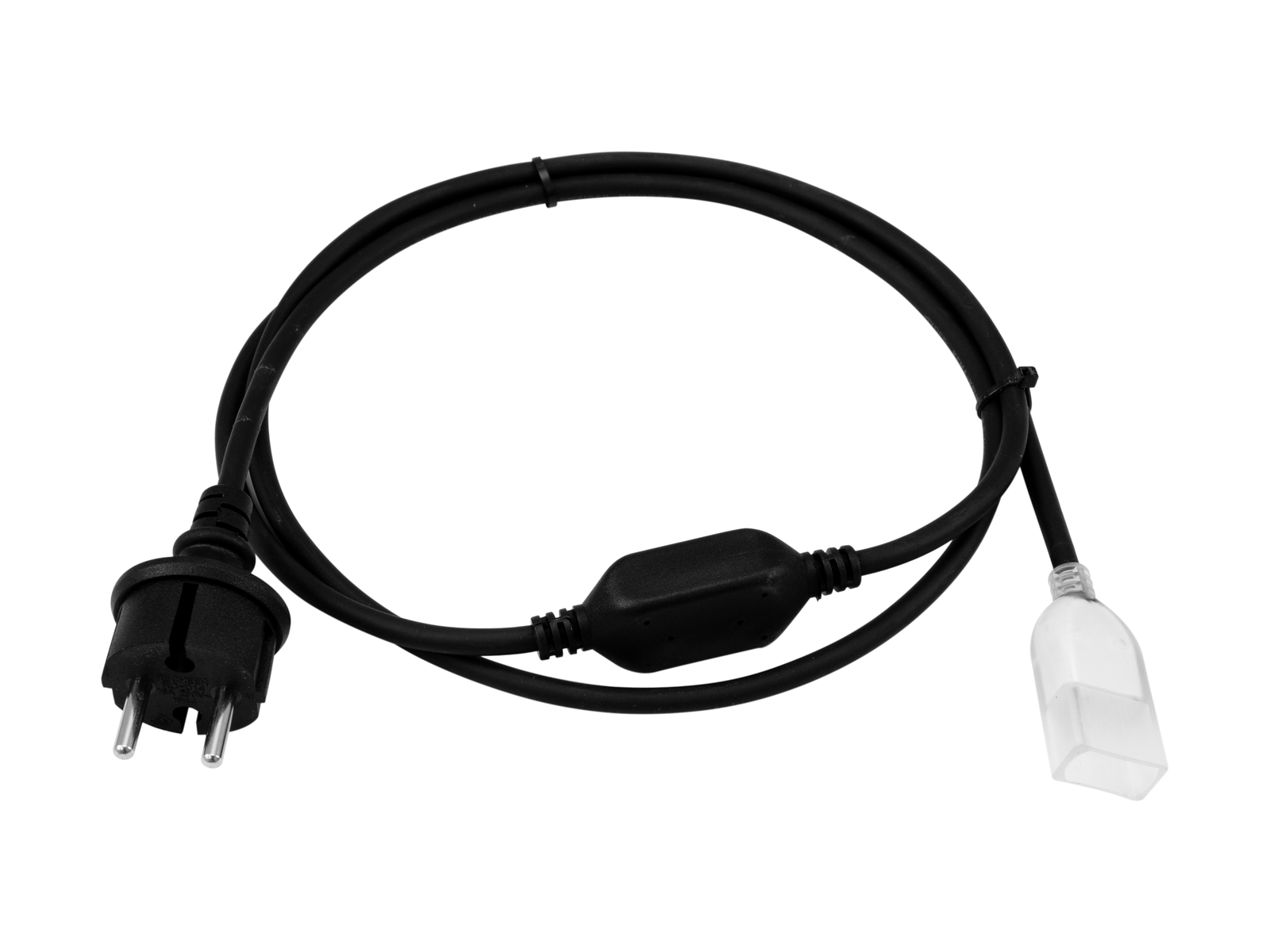 Netzkabel mit Stecker - LED NEON FLEX 230V Slim - IP44 - schwarz Netzkabel mit Stecker - LED NEON FLEX 230V Slim - IP44 - schwarz