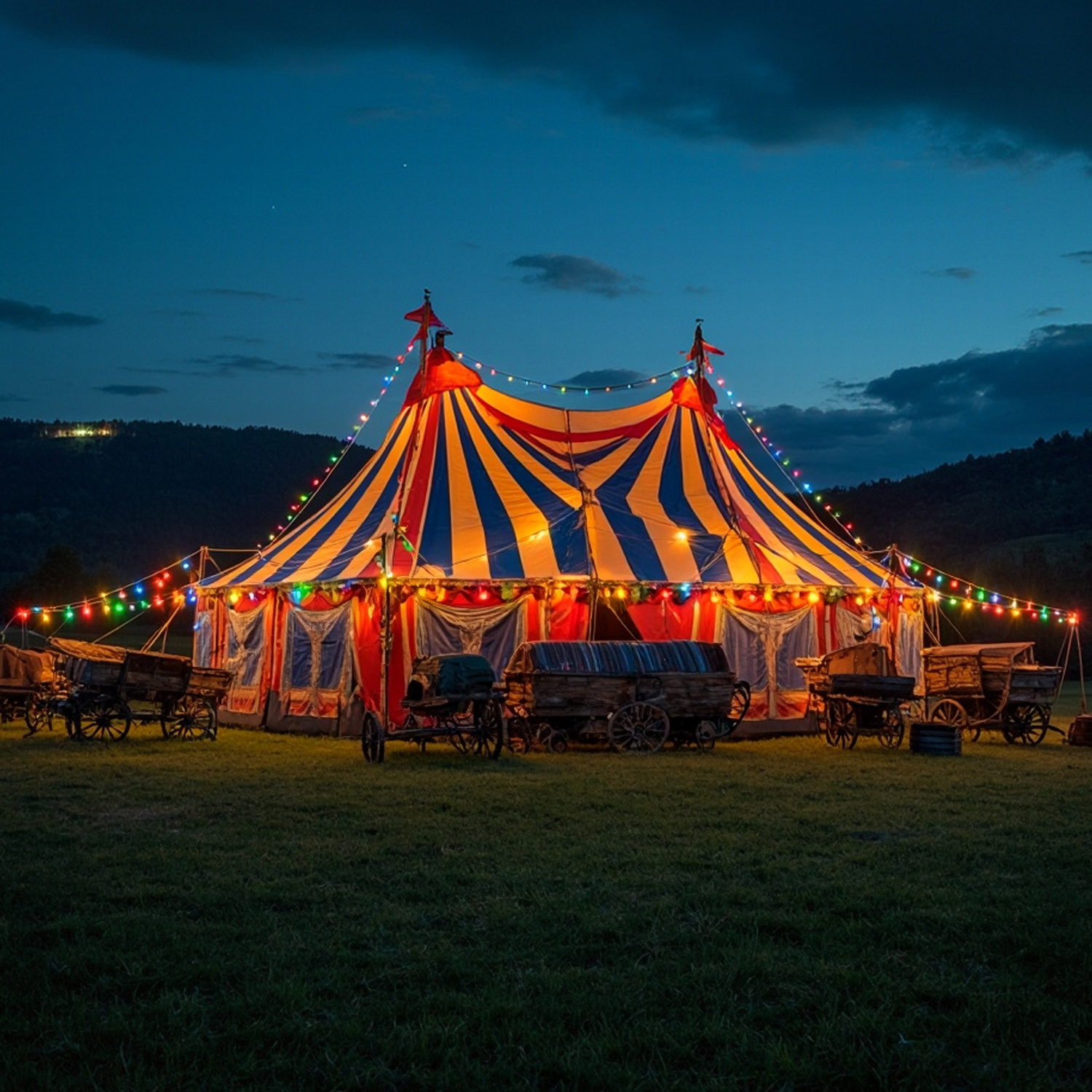 Illu-/Partylichterkette grün 10m - Außenlichterkette grün - Made in Germany - 20 x bunte LED Lampen