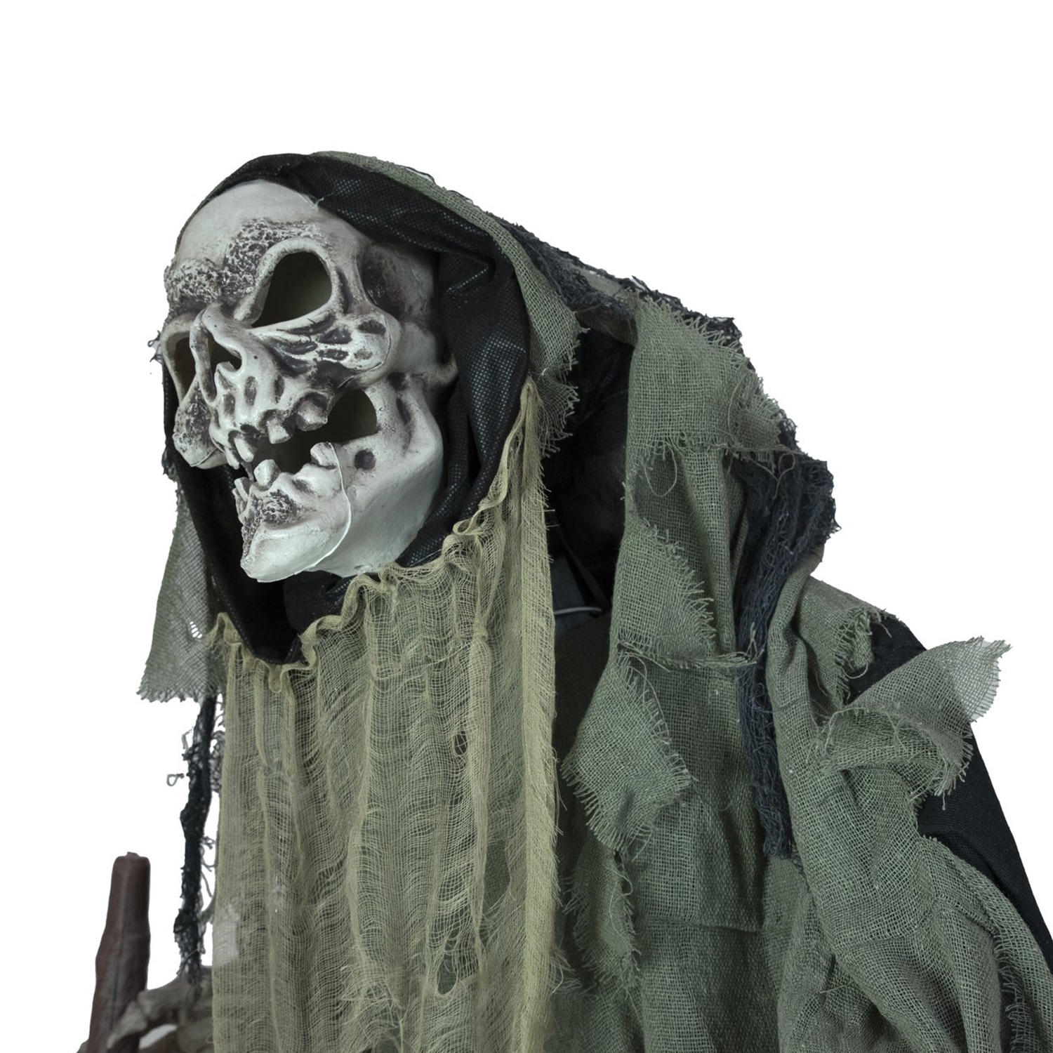 Halloween Figur Wanderer, 160cm - bewegte Gruselfigur mit Effekten