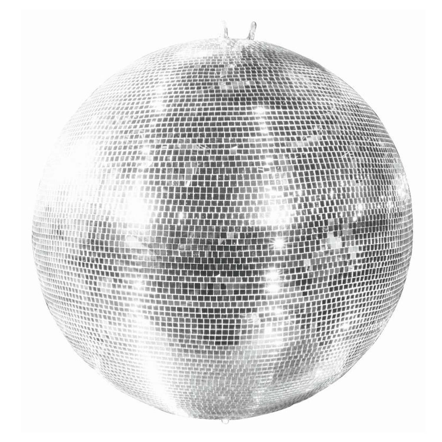 Spiegelkugel 75cm silber chrom- Diskokugel (Discokugel) Party Lichteffekt - Echtglas - mirrorball safety silver chrome color