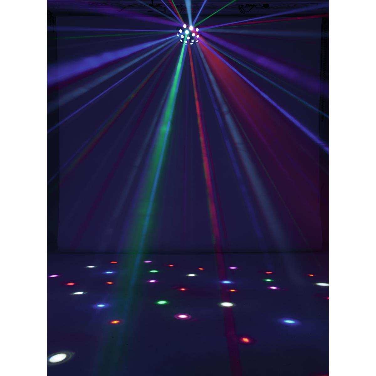 LED Strahleneffekt "Z-1000" - raumfüllender Pilzkopf-Effekt - Auto, DMX, Musik - 6-farb LEDs