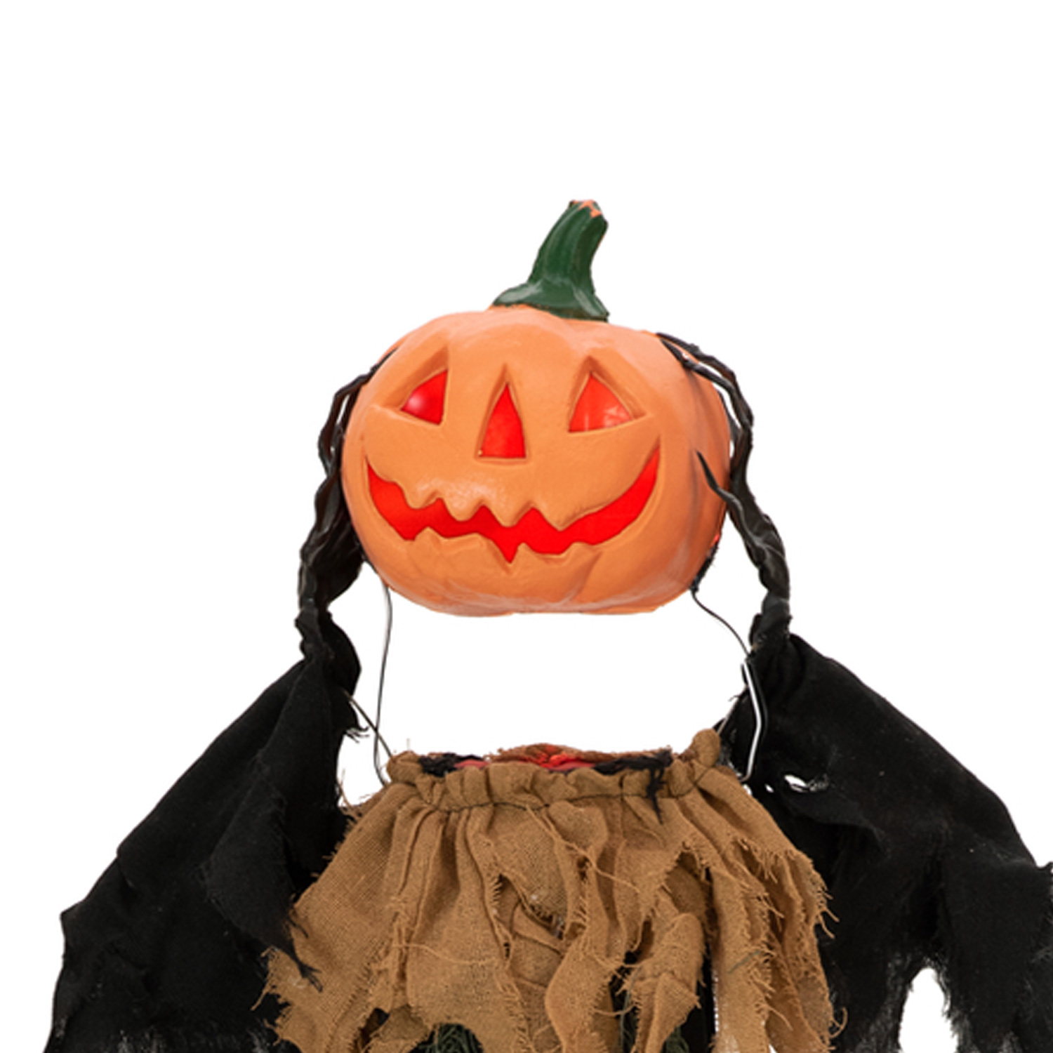 Halloween Figur Kürbiskopf, animiert 115cm