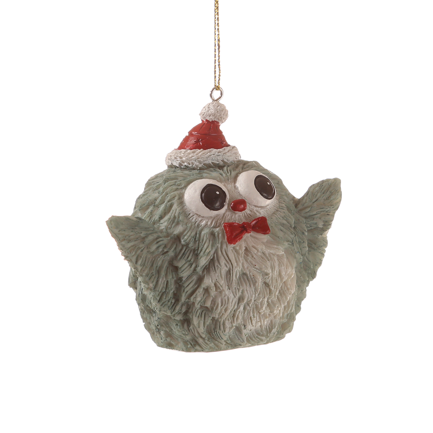 Weihnachtsbaumschmuck Yeti TUTU - Polyresin - inkl. Aufhänger - matt - H: 7,5cm - blau