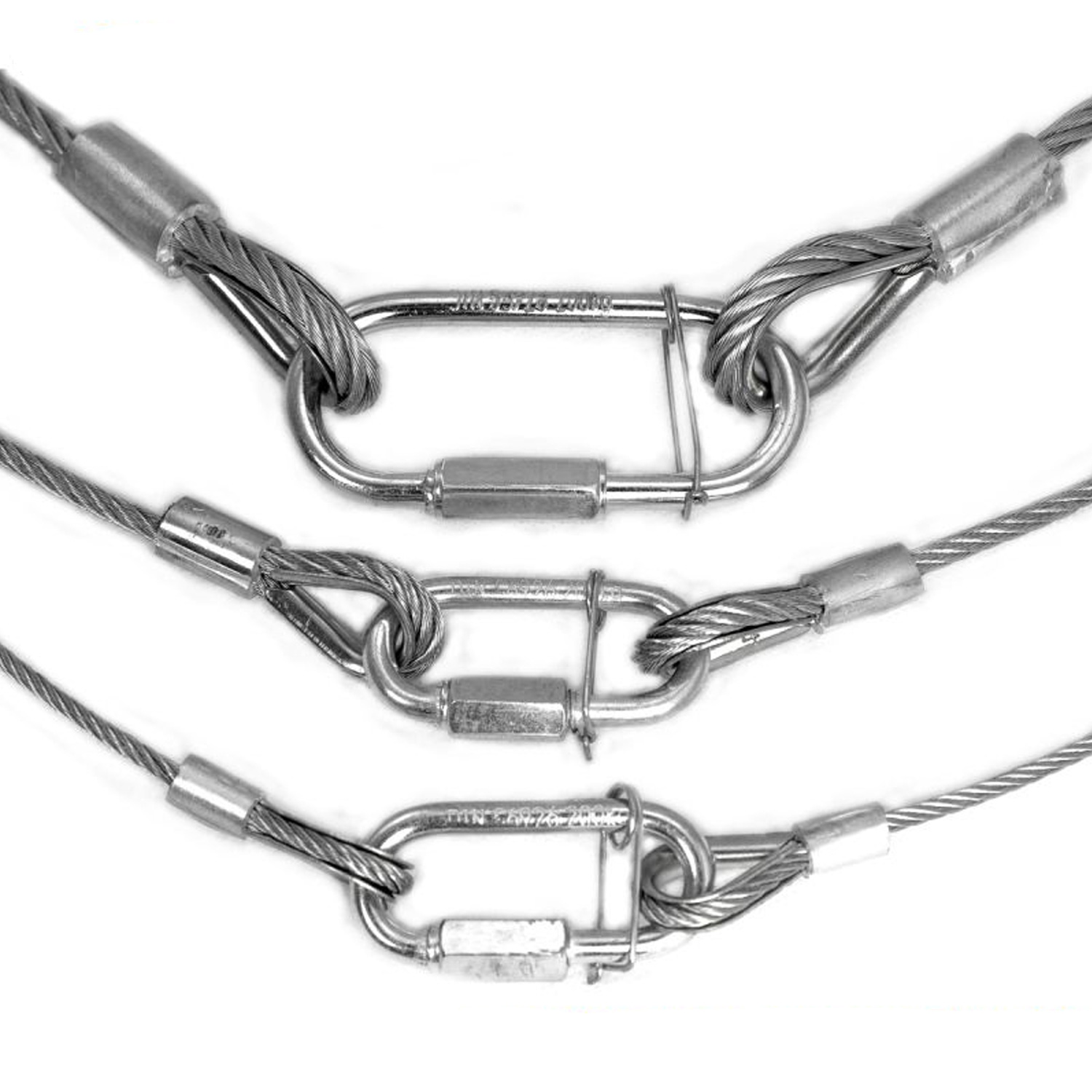 Sicherheitsfangseil 800x3mm - 10er Set - Safety nach BGV-C1 bis 5kg Sicherheitsfangseil 800x3mm - 10er Set - Safety nach BGV-C1 bis 5kg