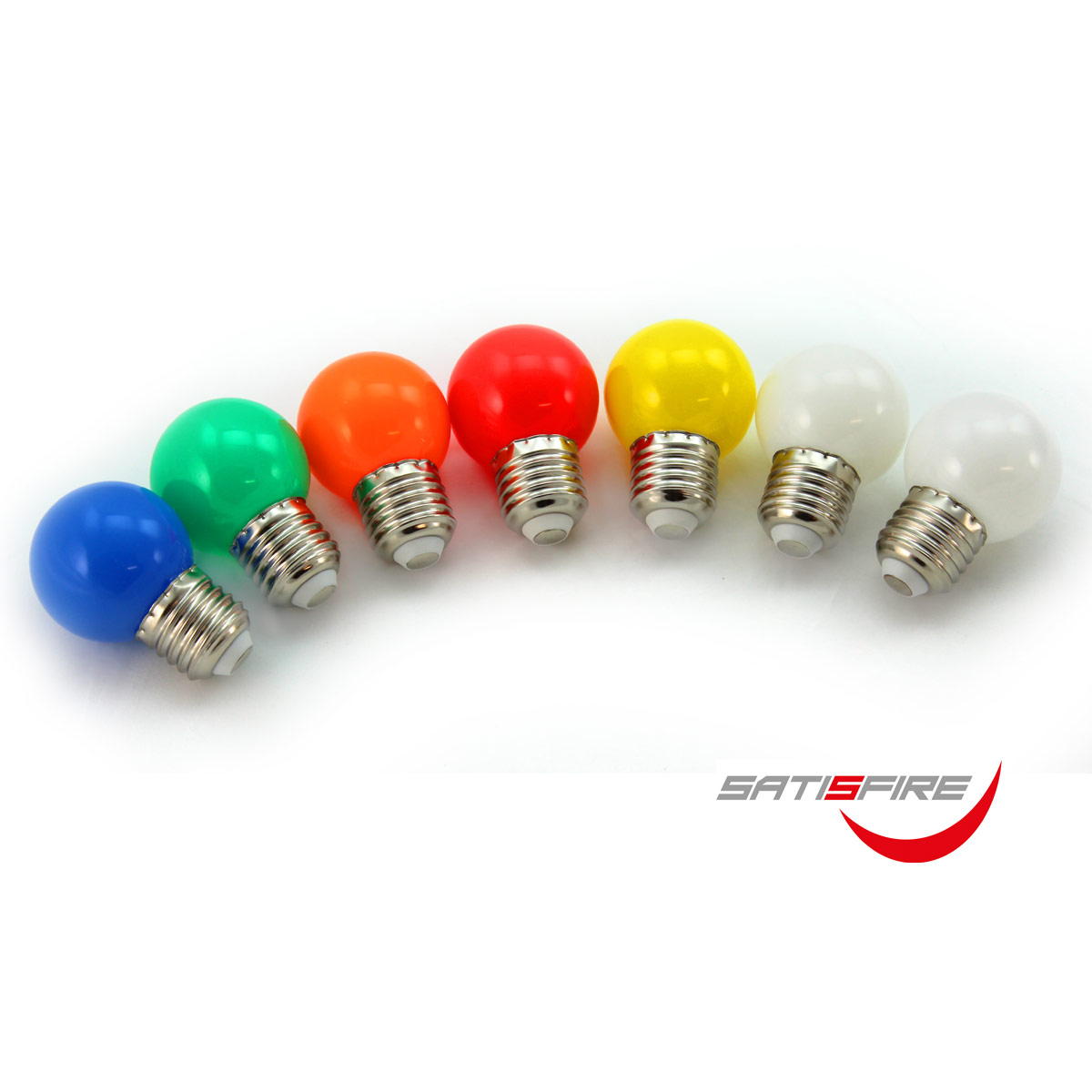 LED Leuchtmittel G45 - blau - E27 - 1W | SATISFIRE LED Leuchtmittel G45 - blau - E27 - 1W | SATISFIRE