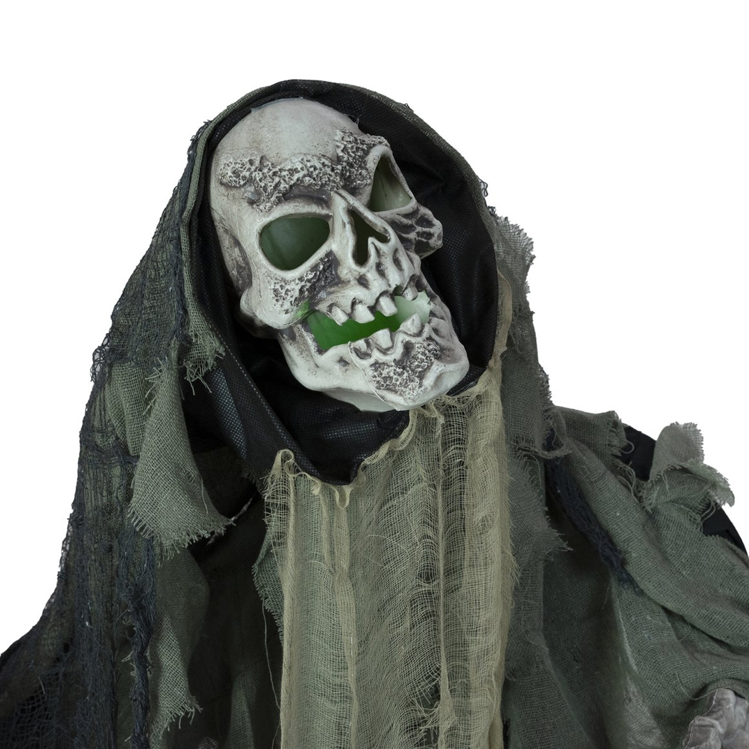 Halloween Figur Wanderer, 160cm - bewegte Gruselfigur mit Effekten