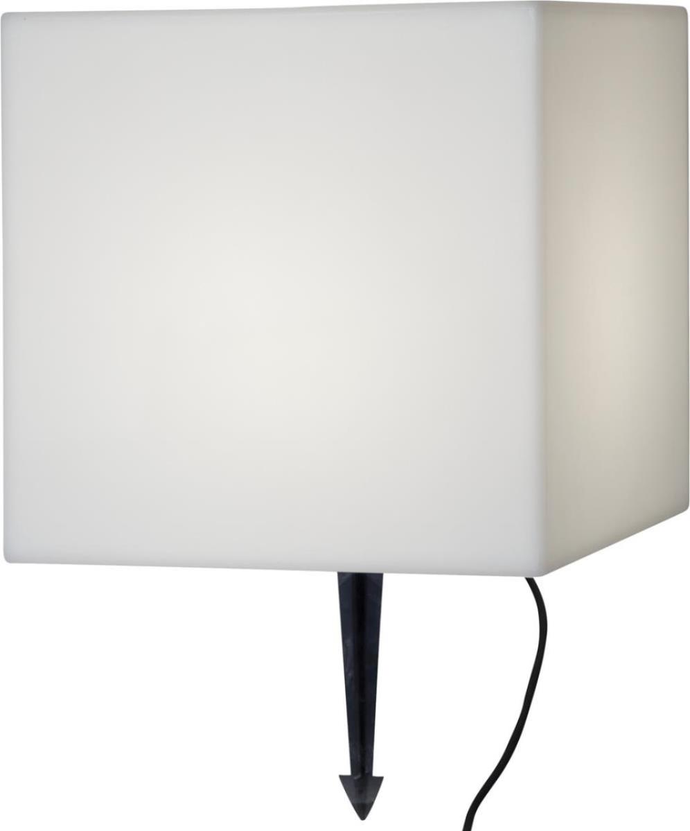 Wuerfel Tisch 38cm - E27 Fassung - max 23W - 5m Zuleitung - Indoor & Outdoor - Gartenleuchte