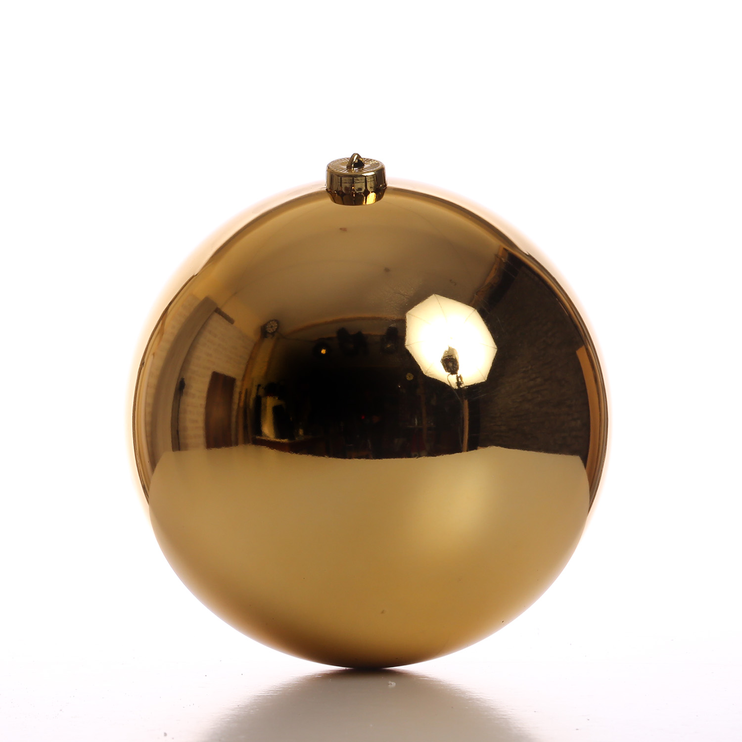 Christbaumkugel - Weihnachtskugel - bruchfest - D: 20cm - glänzend - gold Christbaumkugel - Weihnachtskugel - bruchfest - D: 20cm - glänzend - gold