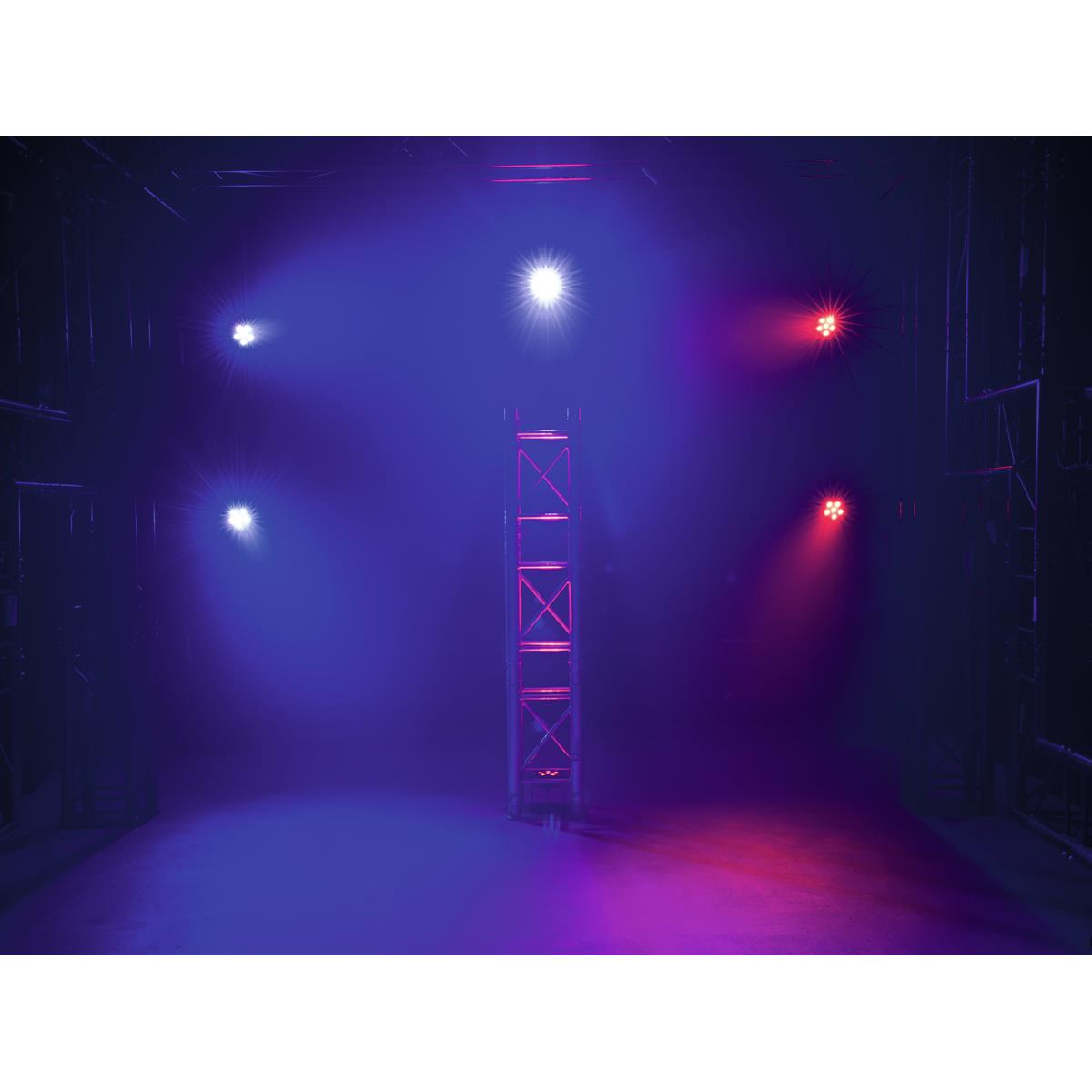 USB Party Spot - 6 RGB LED - Musiksteuerung + Automatik - Fernbedienung USB Party Spot - 6 RGB LED - Musiksteuerung + Automatik - Fernbedienung