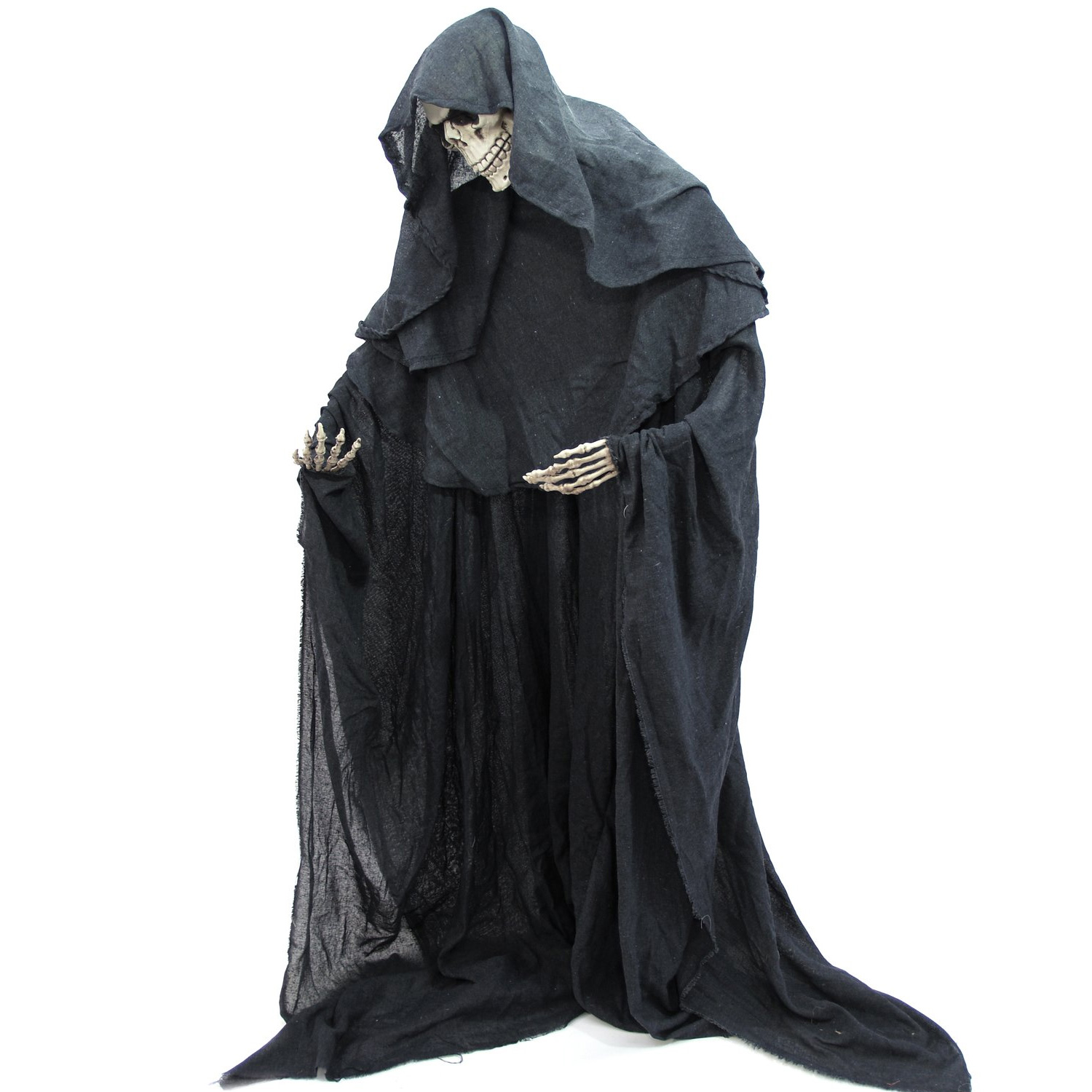 Halloween Figur Skelett DER TOD, formbar, 160cm hoch - Gruseldekoration