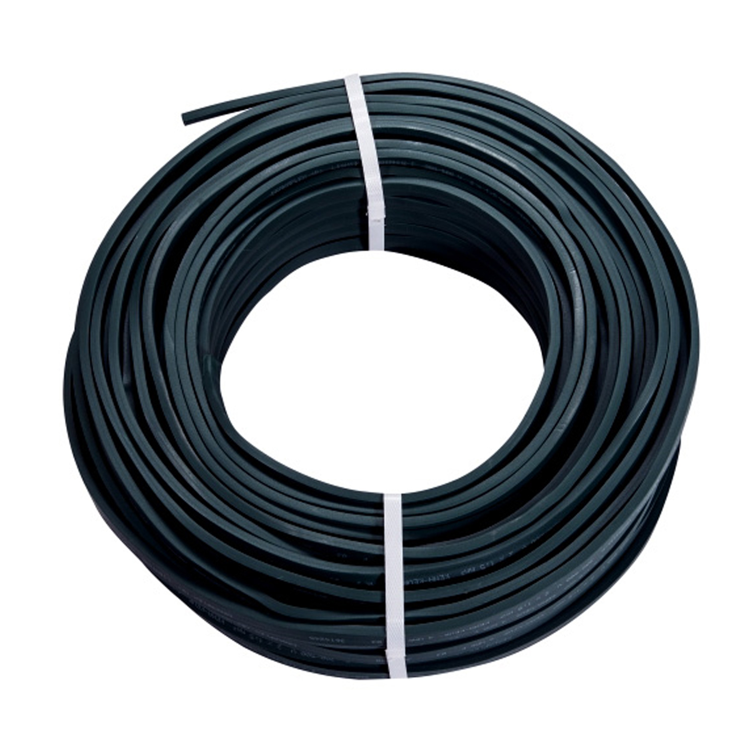 Kabelring ILLU-KABEL flach, schwarz - 100m - H05RNH2-F2x1,5 Flachkabel
