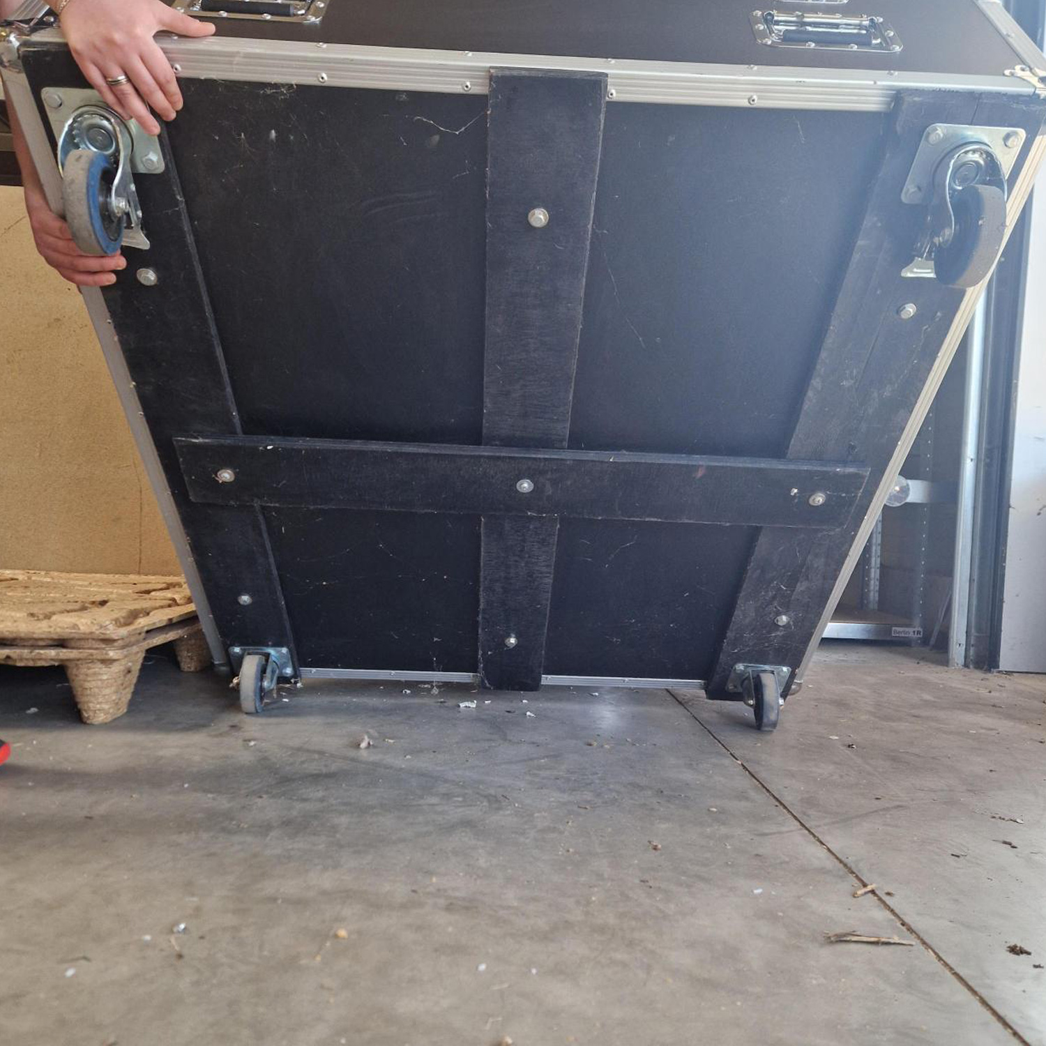 Flightcase für 100cm Spiegelkugel - Transportkiste - B-Ware