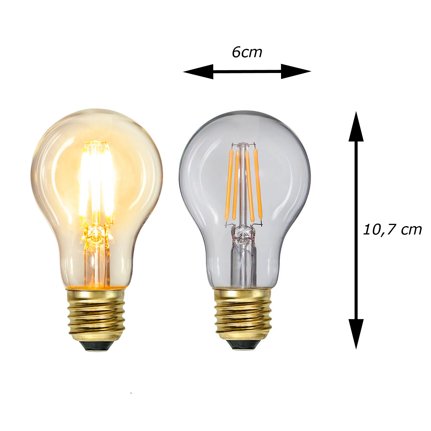 Illu-/Partylichterkette BLACKY 20m - Außenlichterkette schwarz - 20x E27 EDISON LED Filamentlampen