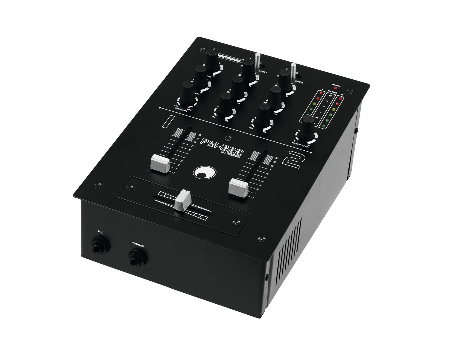 PM-222 2-Kanal-DJ-Mixer - Partymischpult PM-222 2-Kanal-DJ-Mixer - Partymischpult