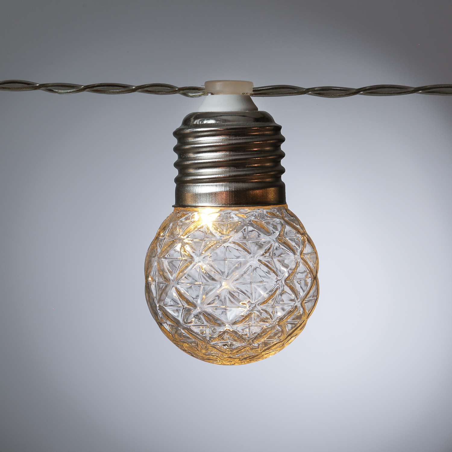 LED Solar Lichterkette Kristall Kugeln - 20 Kugeln - L: 3,8m - Blink-/Dauerlichten - Lichtsensor LED Solar Lichterkette Kristall Kugeln - 20 Kugeln - L: 3,8m - Blink-/Dauerlichten - Lichtsensor