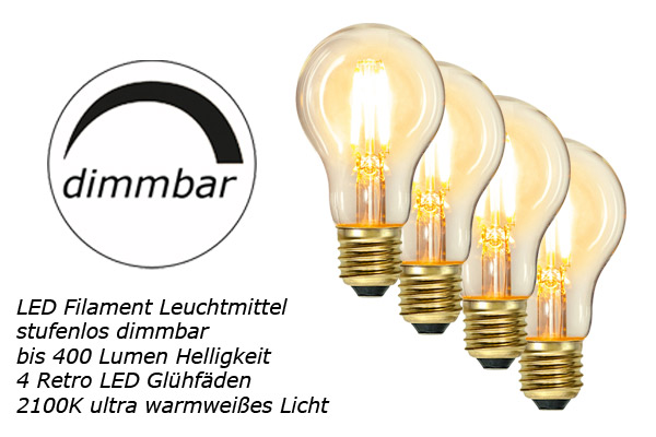 Illu-/Partylichterkette 20m - Außenlichterkette schwarz Made in Germany 20x dimmbares Leuchtmittel