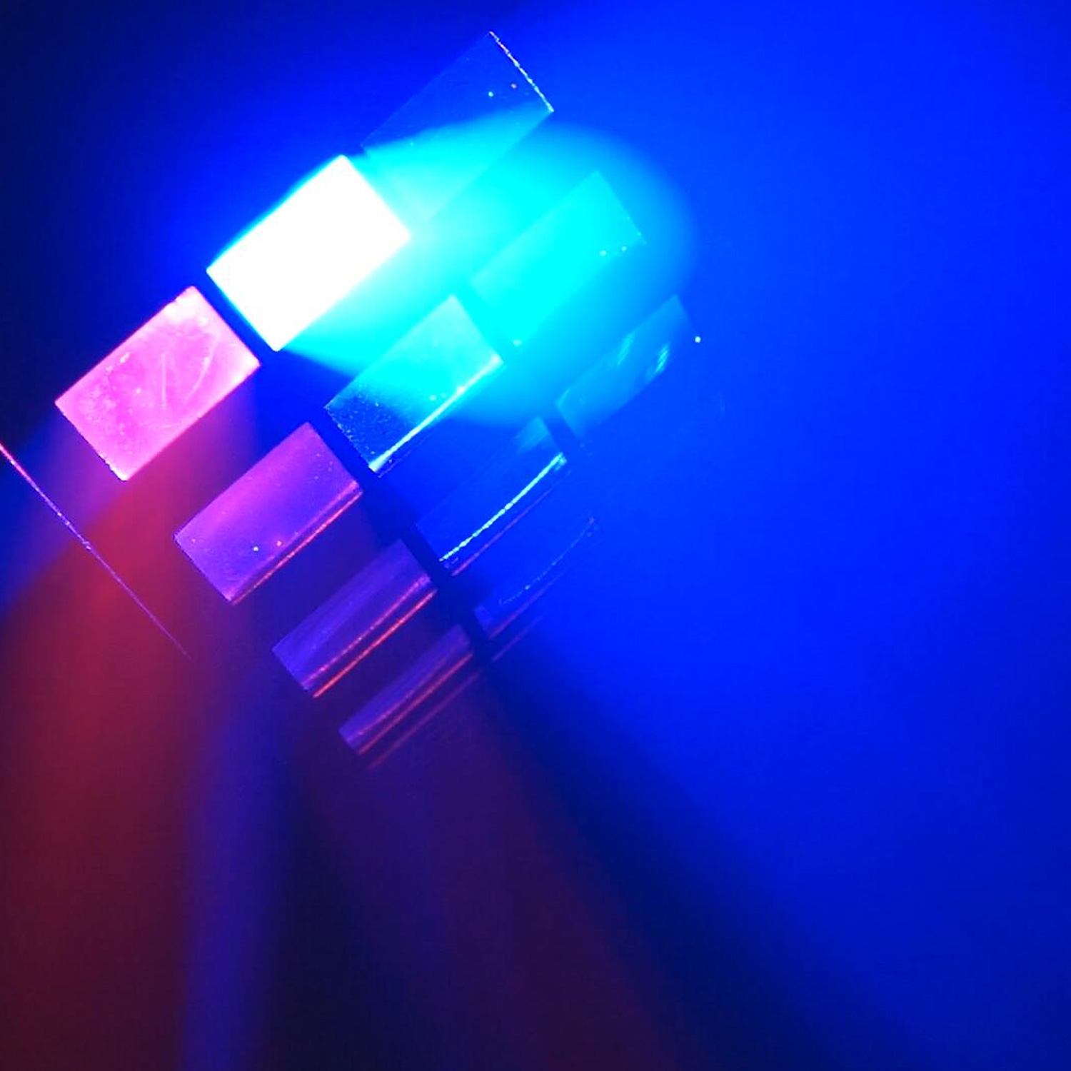 LED Mini Hybrid Strahleneffekt "D-20" - Derby Effekt mit Stroboskop - DMX