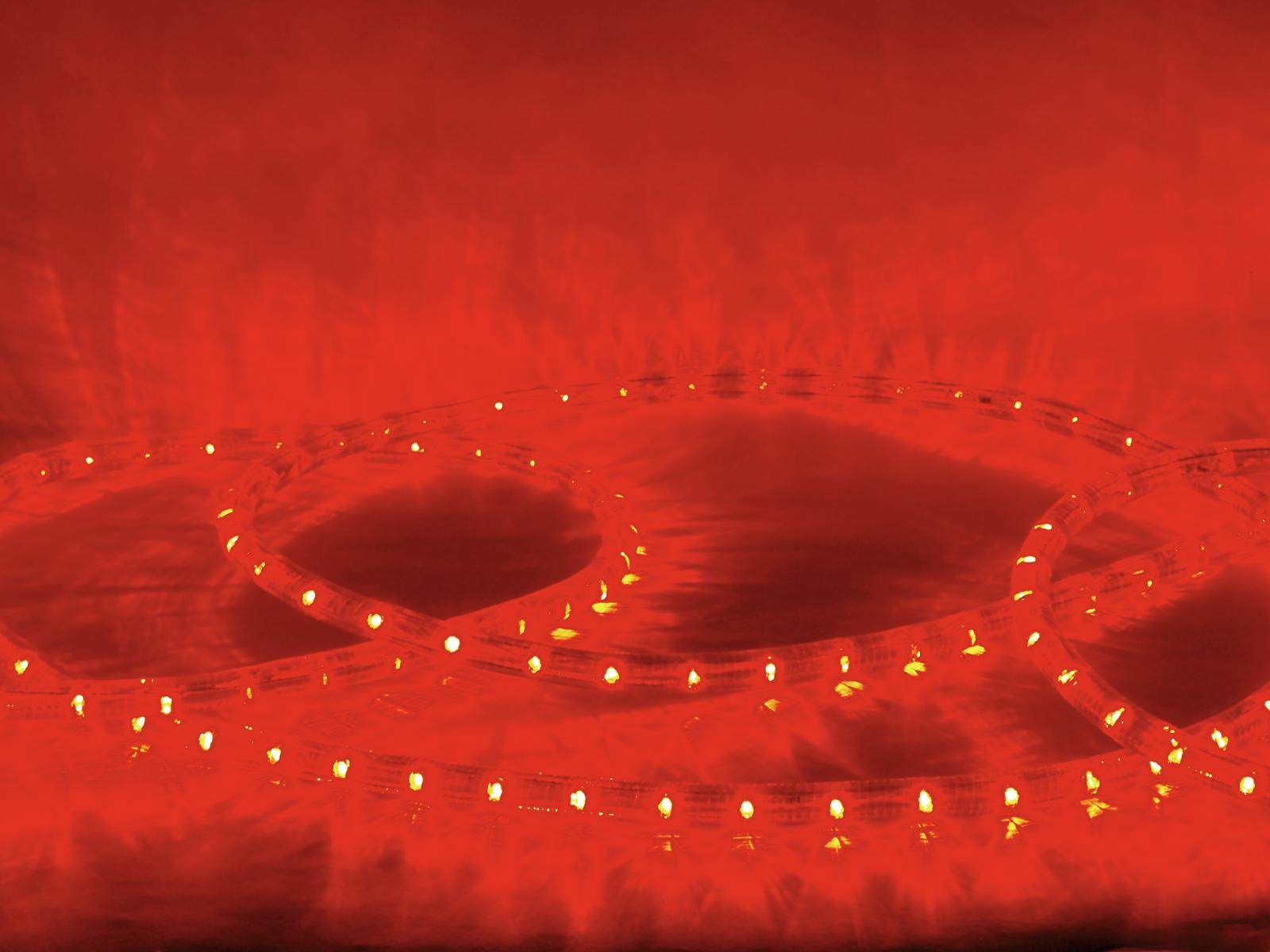 RUBBERLIGHT LED Lichtschlauch - Outdoor - RL1 - 1056 LED - 44m - anschlussfertig - rot