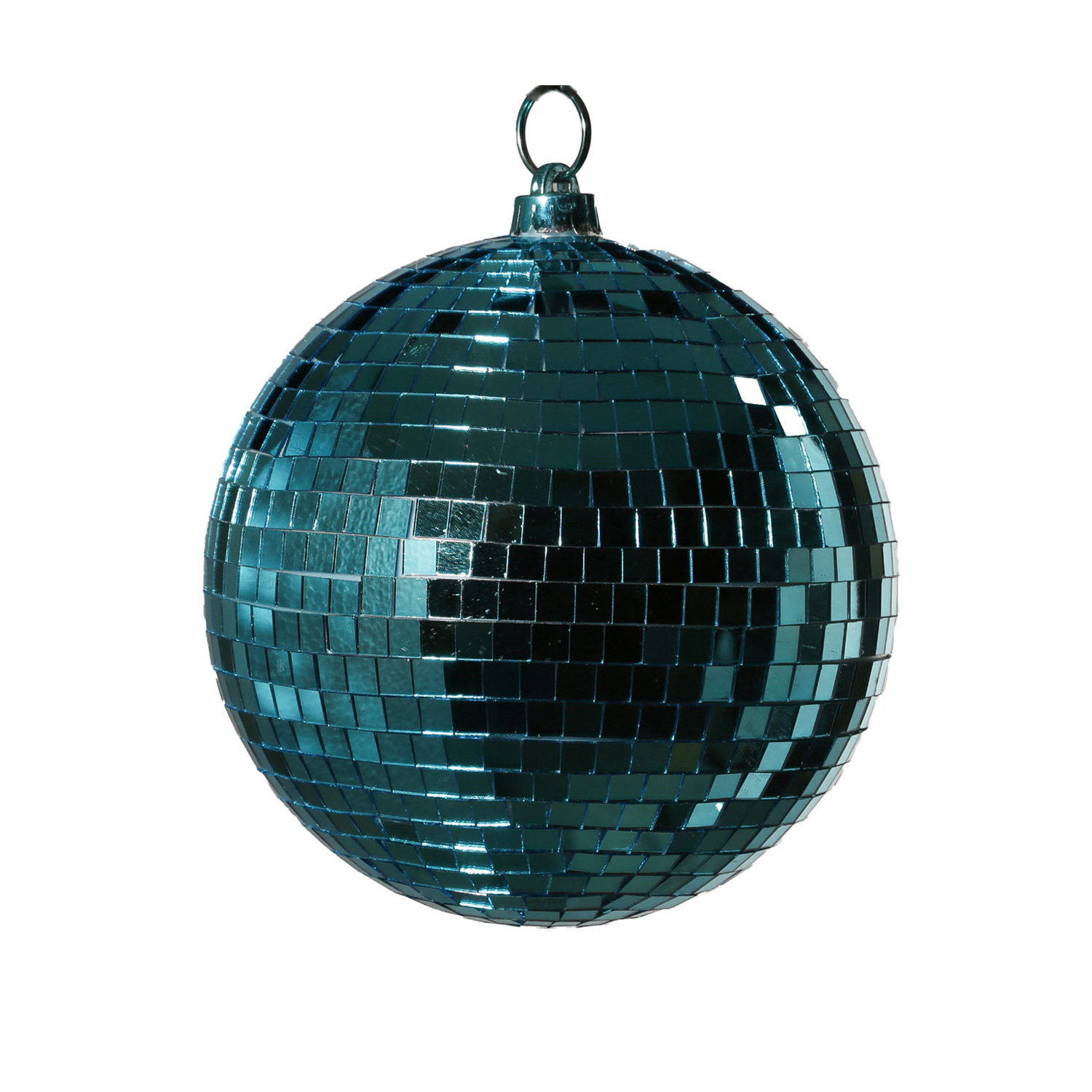 Spiegelkugel 20cm - Discokugel - Echtglas - 10x10mm Spiegel - blau Spiegelkugel 20cm - Discokugel - Echtglas - 10x10mm Spiegel - blau
