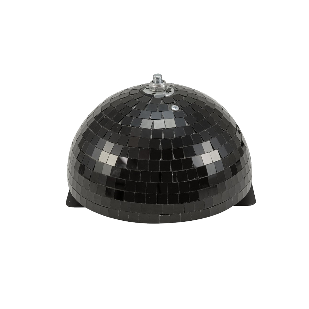 Spiegelkugel halb schwarz 20cm - für Deckenmontage - Diskokugel Echtglas - 10x10mm Spiegel - PROFI Spiegelkugel halb schwarz 20cm - für Deckenmontage - Diskokugel Echtglas - 10x10mm Spiegel - PROFI